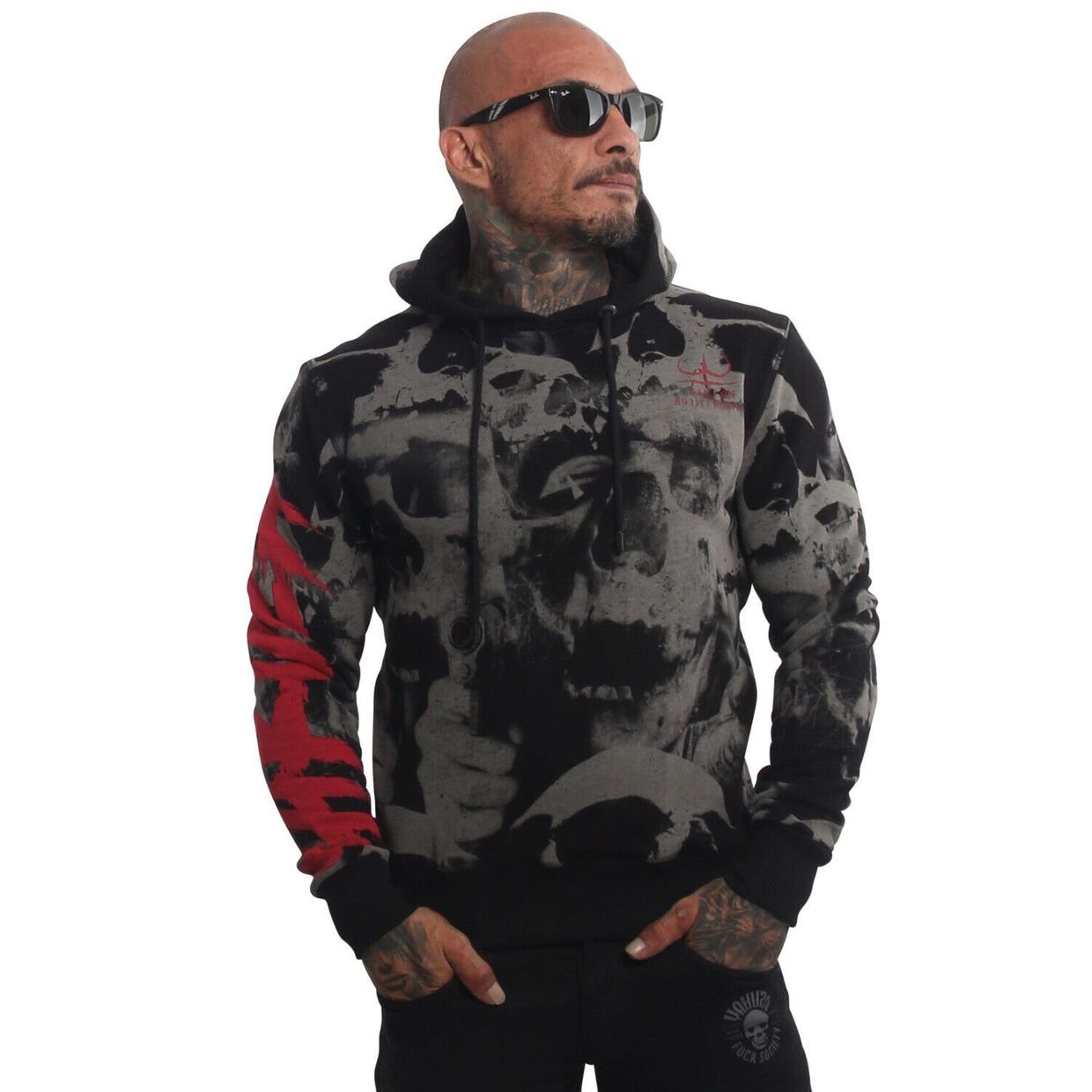 YAKUZA Kapuzenpullover Death Awaits Hoodie günstig online kaufen