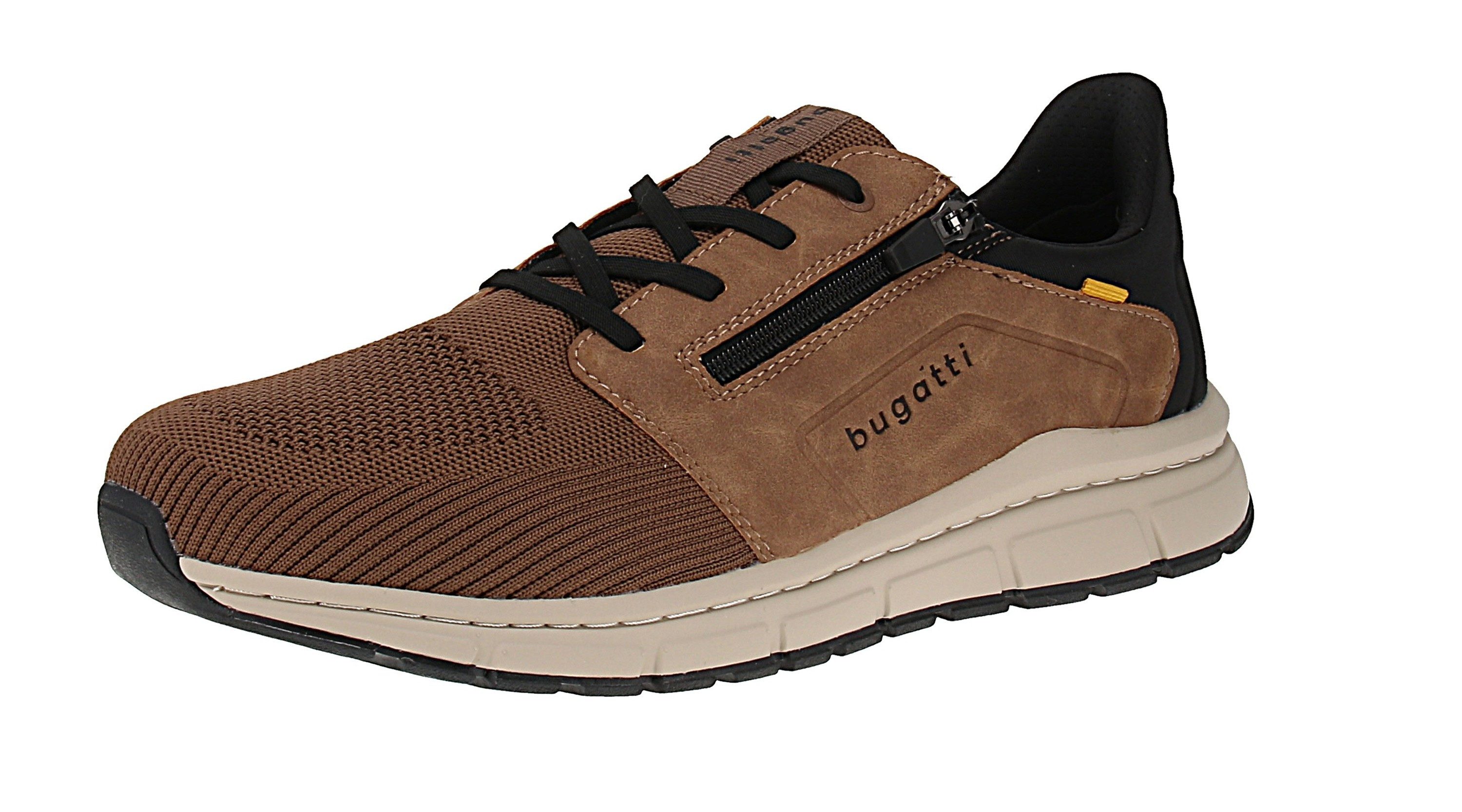 bugatti bugatti 332-AOS05-6950 XL - Herren Sneaker - 6310-Cognac-Black Sneaker