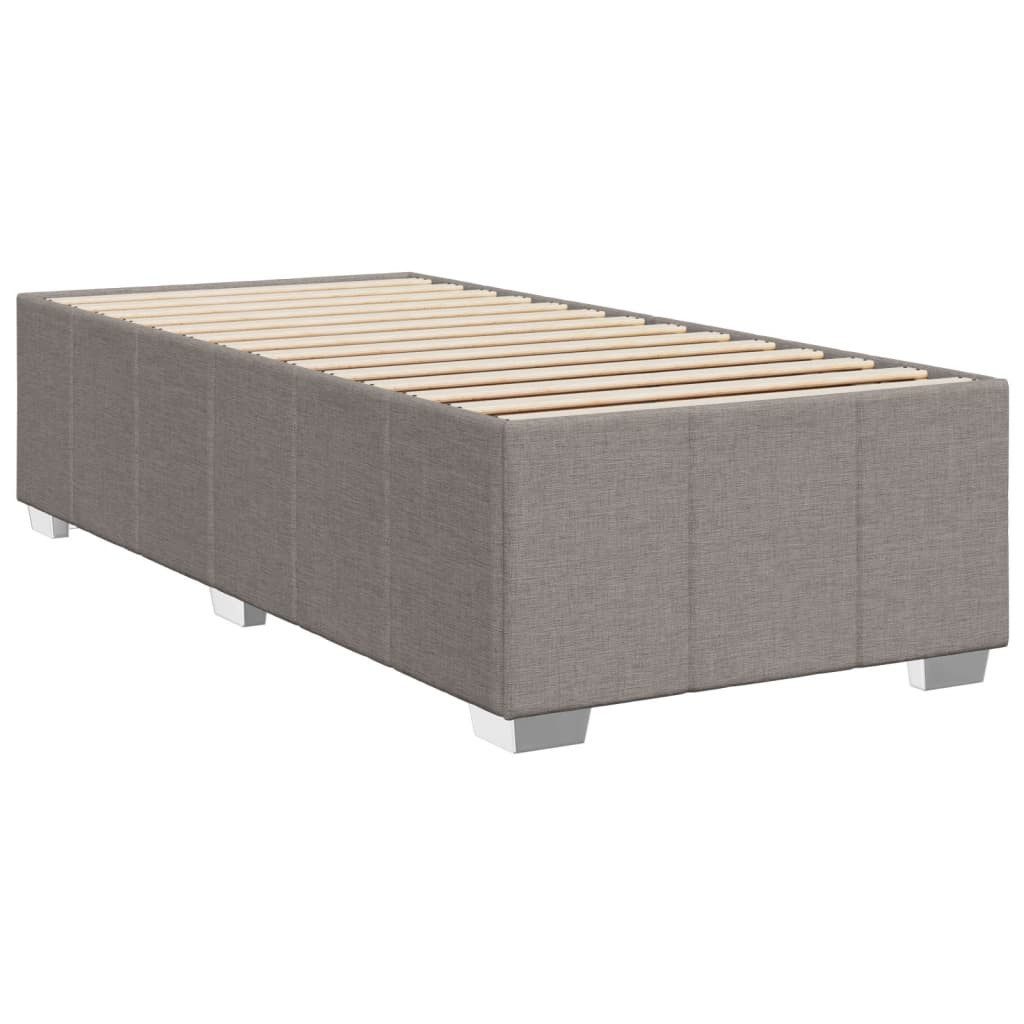 vidaXL Bett Bettgestell ohne Matratze Taupe günstig online kaufen