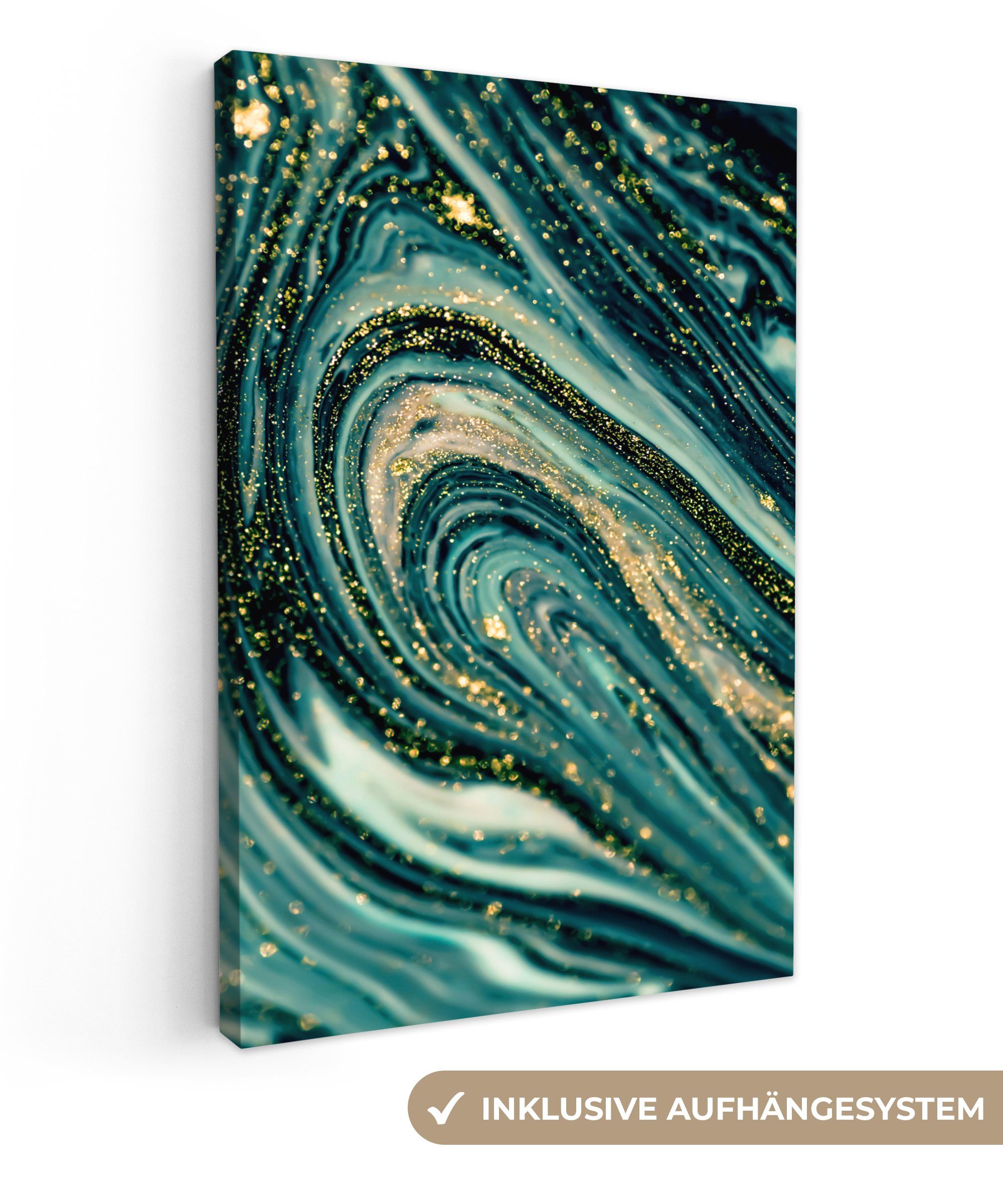 OneMillionCanvasses® Leinwandbild Marmoroptik - Luxus - günstig online kaufen