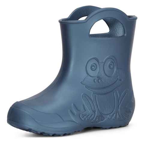 Ladeheid EVA Regenstiefel für Mädchen und Jungen LA-CA-01 Gummistiefel Kinder, federleicht