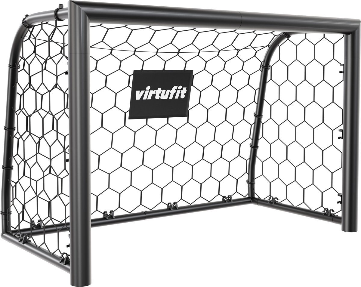VirtuFit Fußballtor Premium - Heavy Duty - Stahlrahmen - 120 x 80 x 60