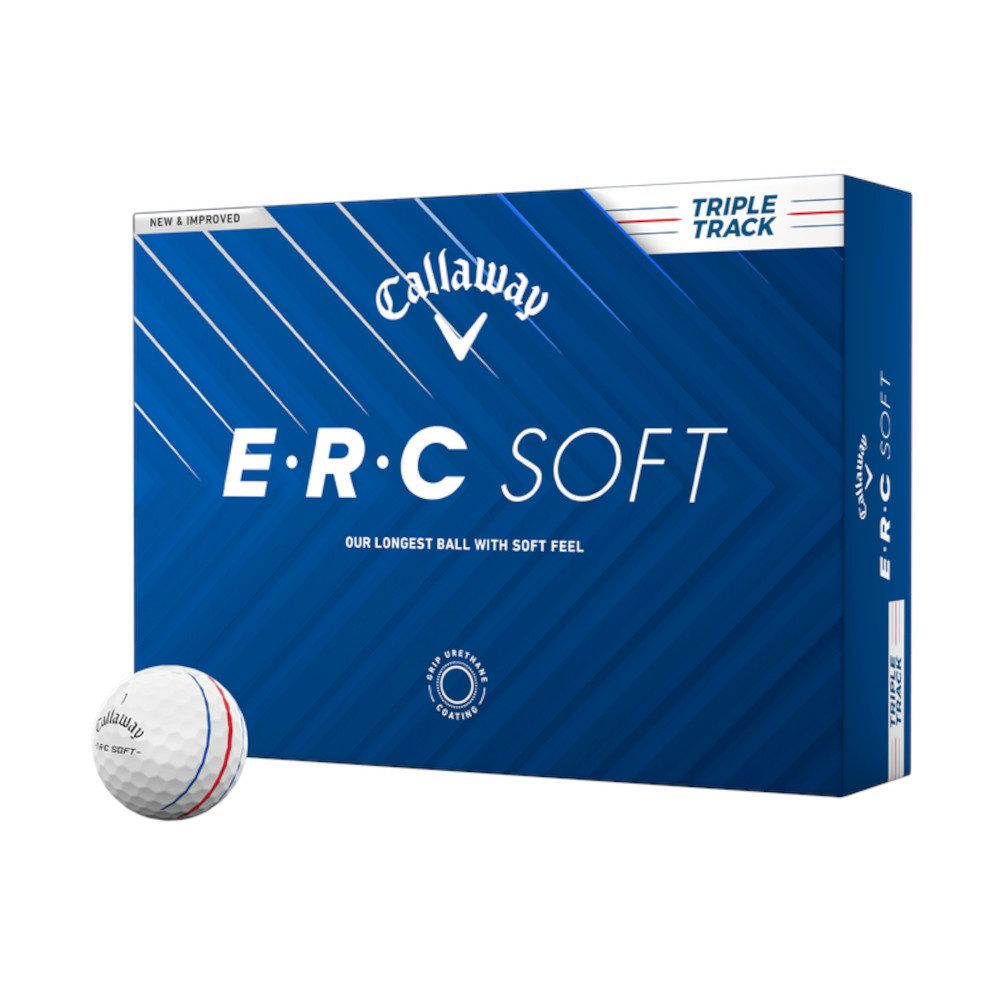 Callaway Golfball Callaway Golfbälle ERC Soft 25 Triple Track 12er Pack Weiß