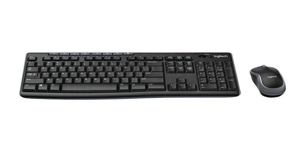 Logitech MK270 Wireless kabellos schwarz 920-004511 Tastatur- und Maus-Set – Bild 2 von 5