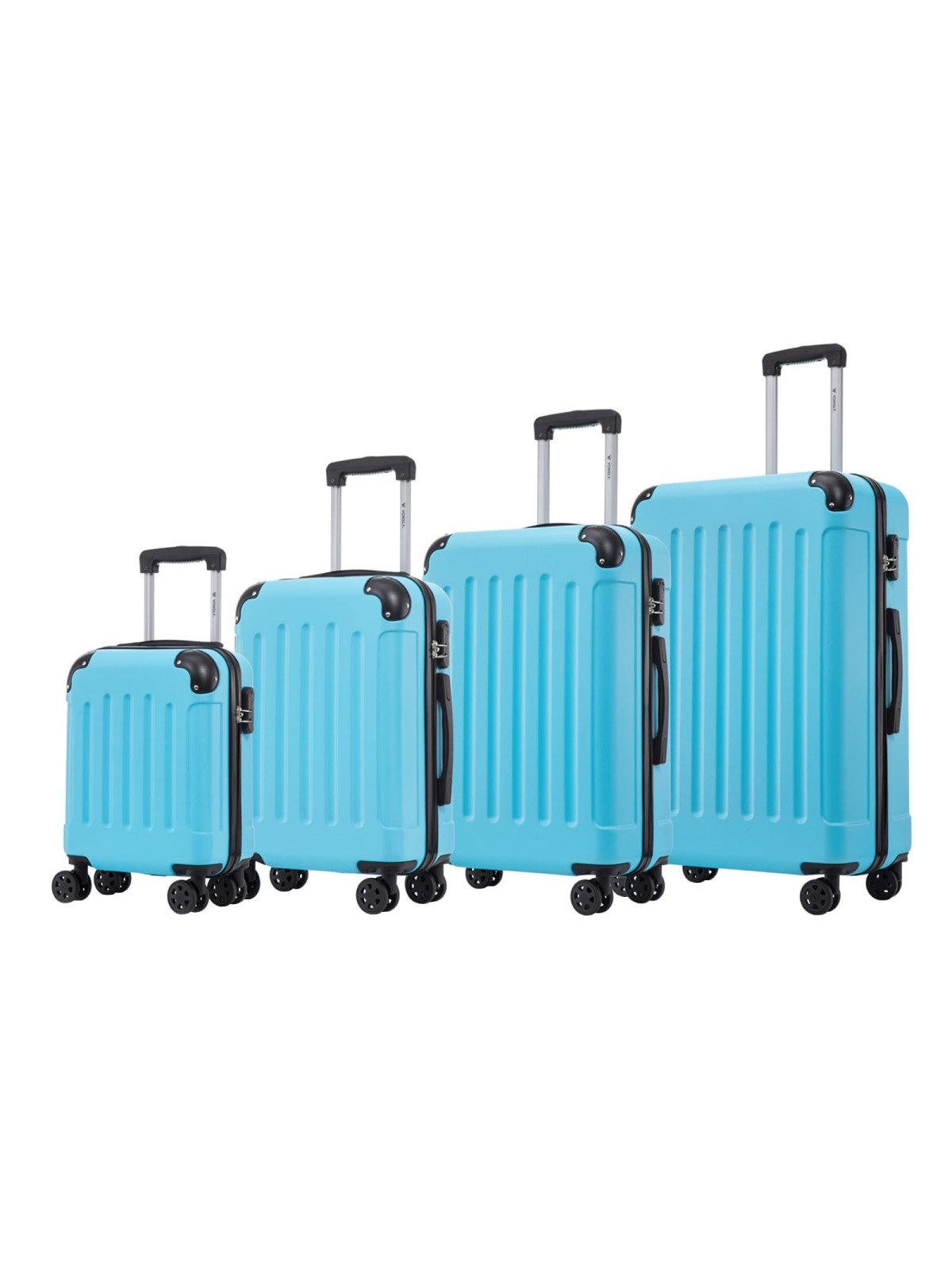 Kofferset Reisekoffer Trolley Rollkoffer Handgepäck Hartschalenkoffer Größen-Set