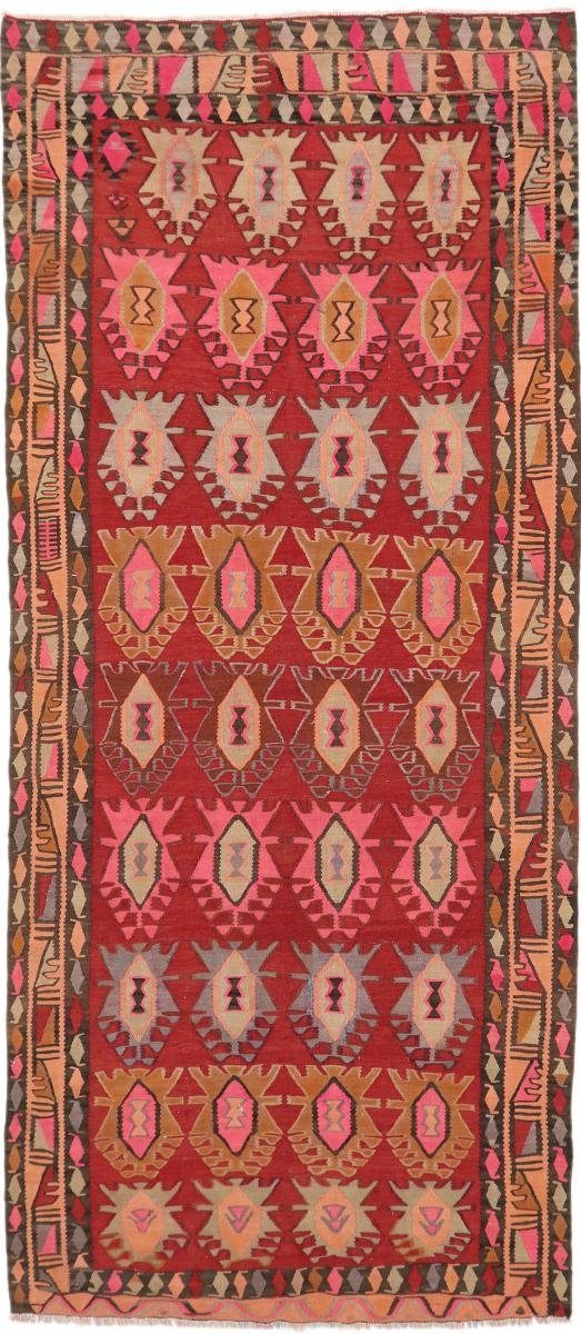 Orientteppich Kelim Fars Nain Antik Orientteppich, rechteckig, mm 156x353 Azerbaijan 4 Höhe: Trading, Handgewebter