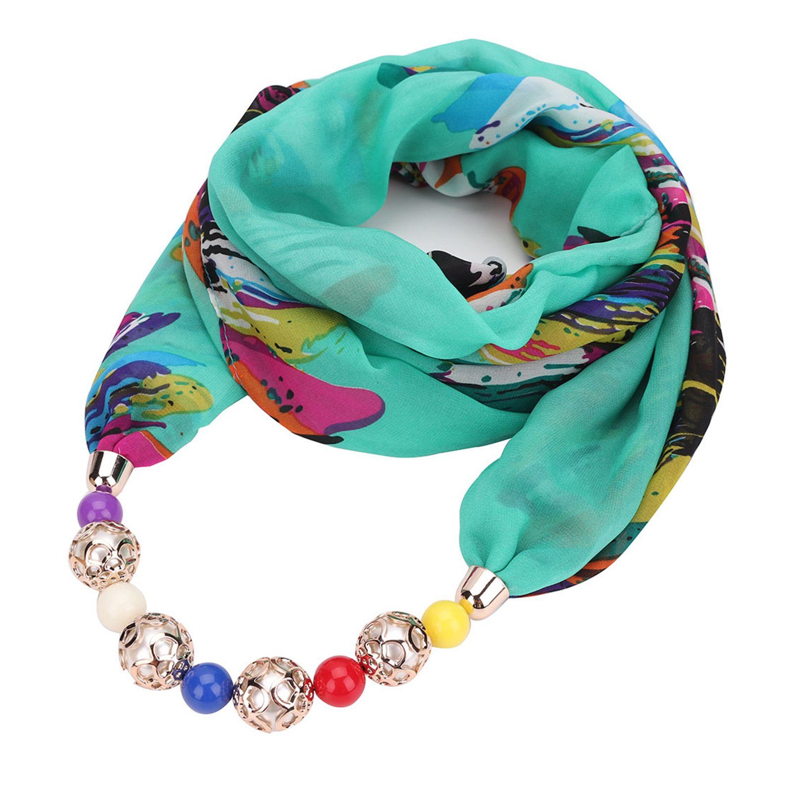 Schal Personalisierter Schal Mit Perlenanhänger, Blusmart Modischer