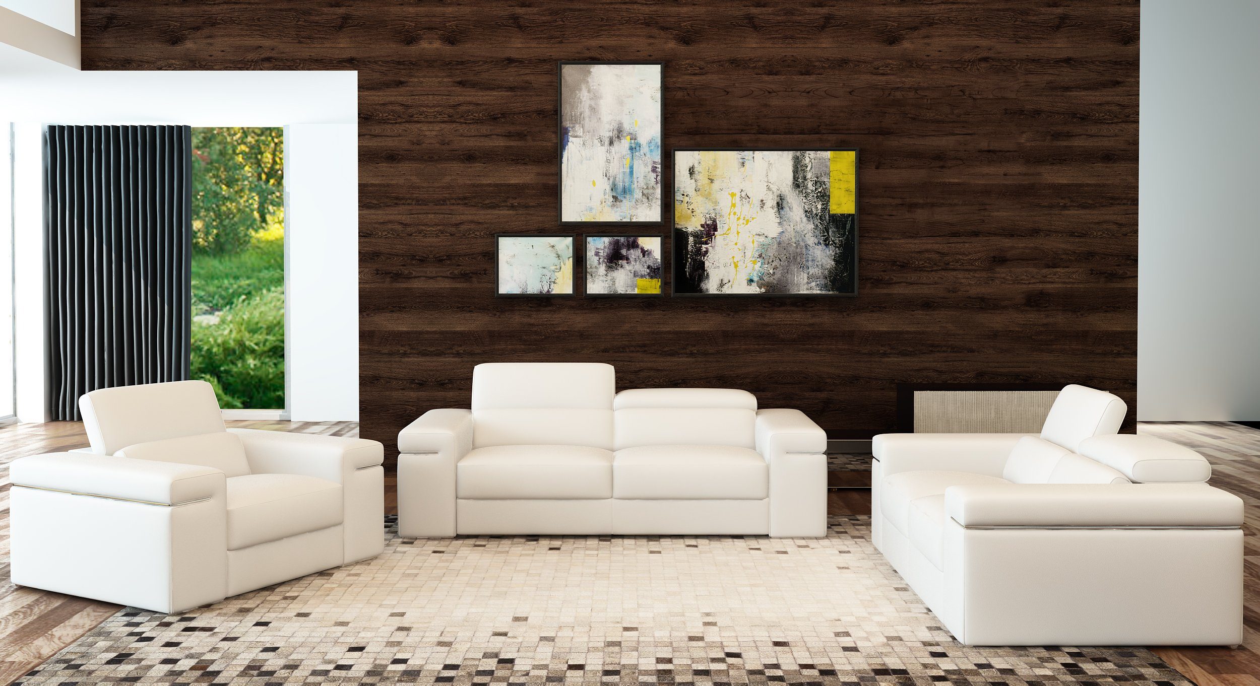 JVmoebel Sofa Moderne Rote stilvolle Multifunktions Couchgarnitur 3+2+1 Set, Made in Europe