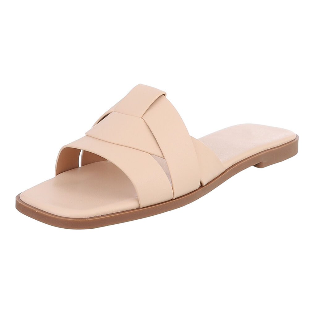 Stylische Slide-Sandalen mit Kreuzband für Damen Pantolette