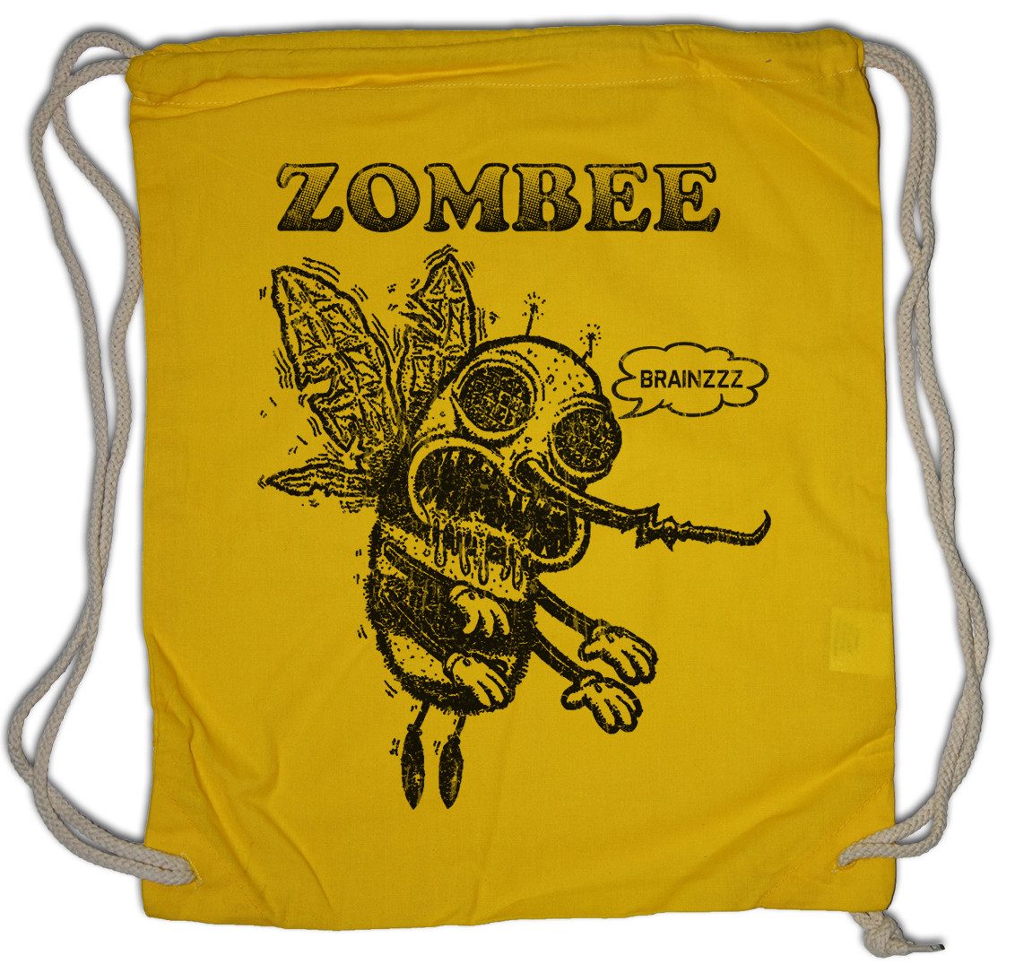 Turnbeutel Zombee Turnbeutel The Walking Living Zombie Zombies Zombi Dead Biene