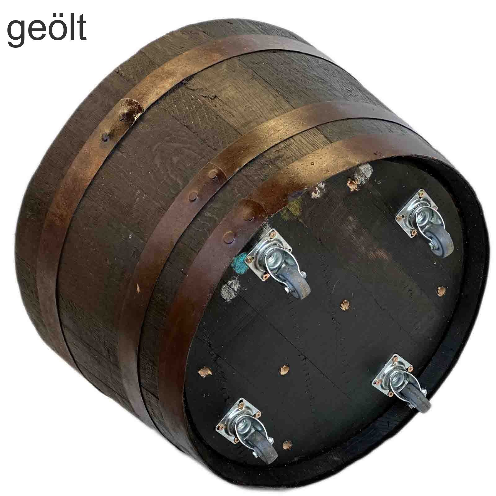 Temesso Pflanzkübel D 65cm - Halbes originales schottisches Whiskyfass