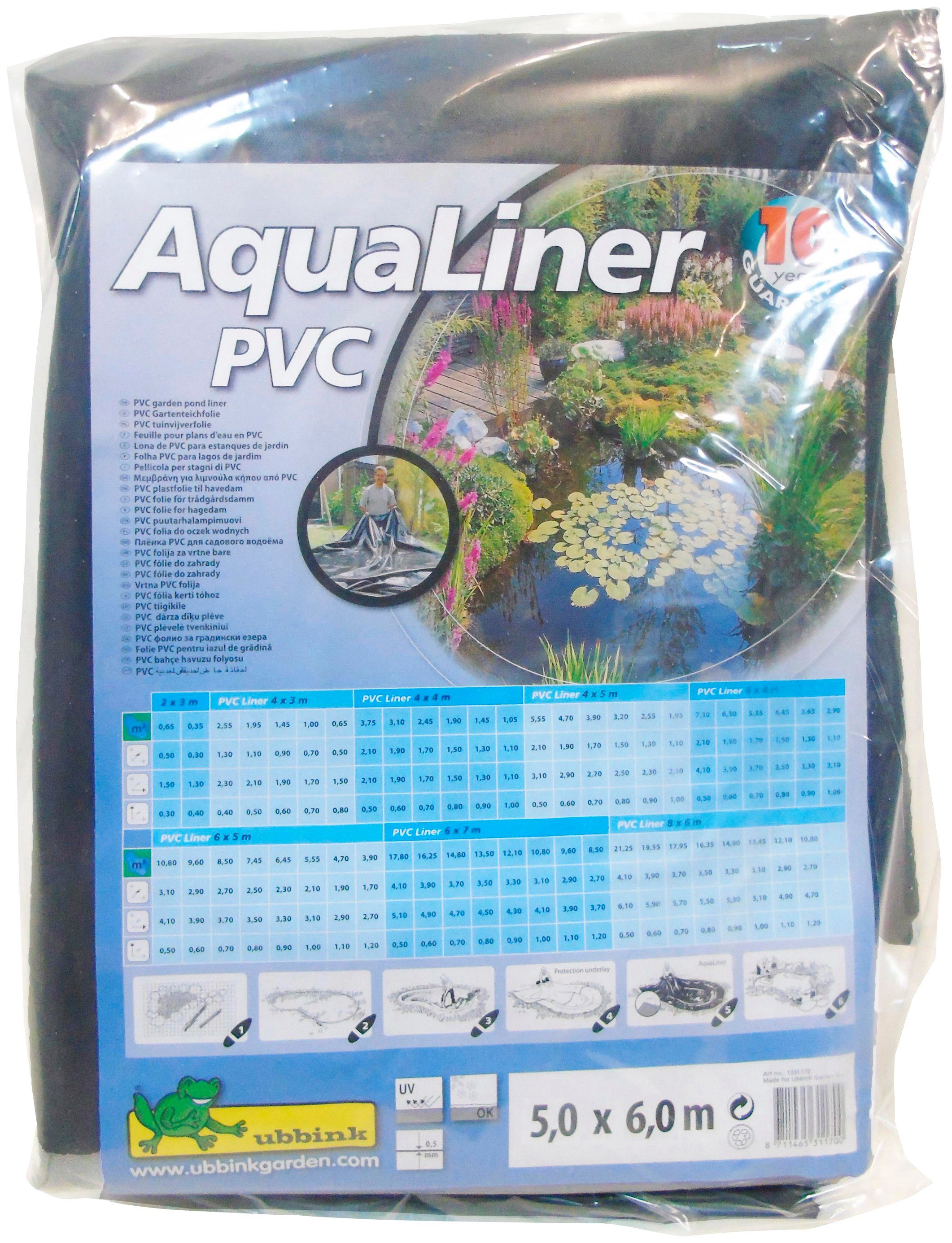 Ubbink Teichfolie Aqualiner, 1 mm Stärke, BxL: 600x500 cm