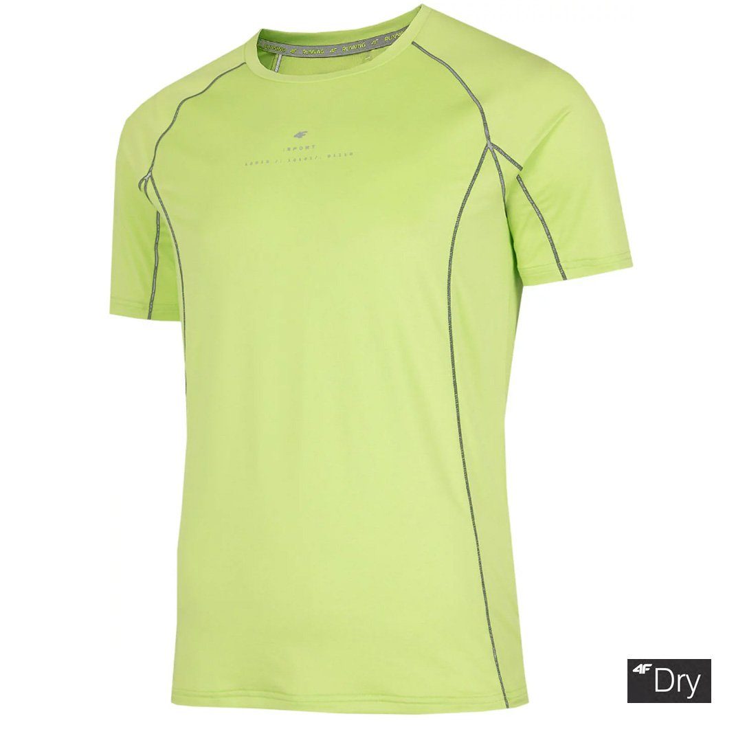 Laufshirt grau funktionelles Sportshirt 4F Herren T-Shirt 4Fdry T-Shirt -