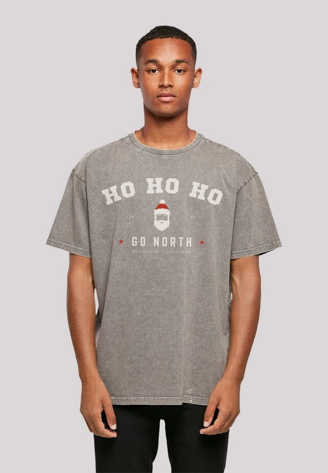 F4NT4STIC T-Shirt Ho Ho Ho Santa Claus Weihnachten Weihnachten, Geschenk,  Logo, Hochwertige Baumwollqualität