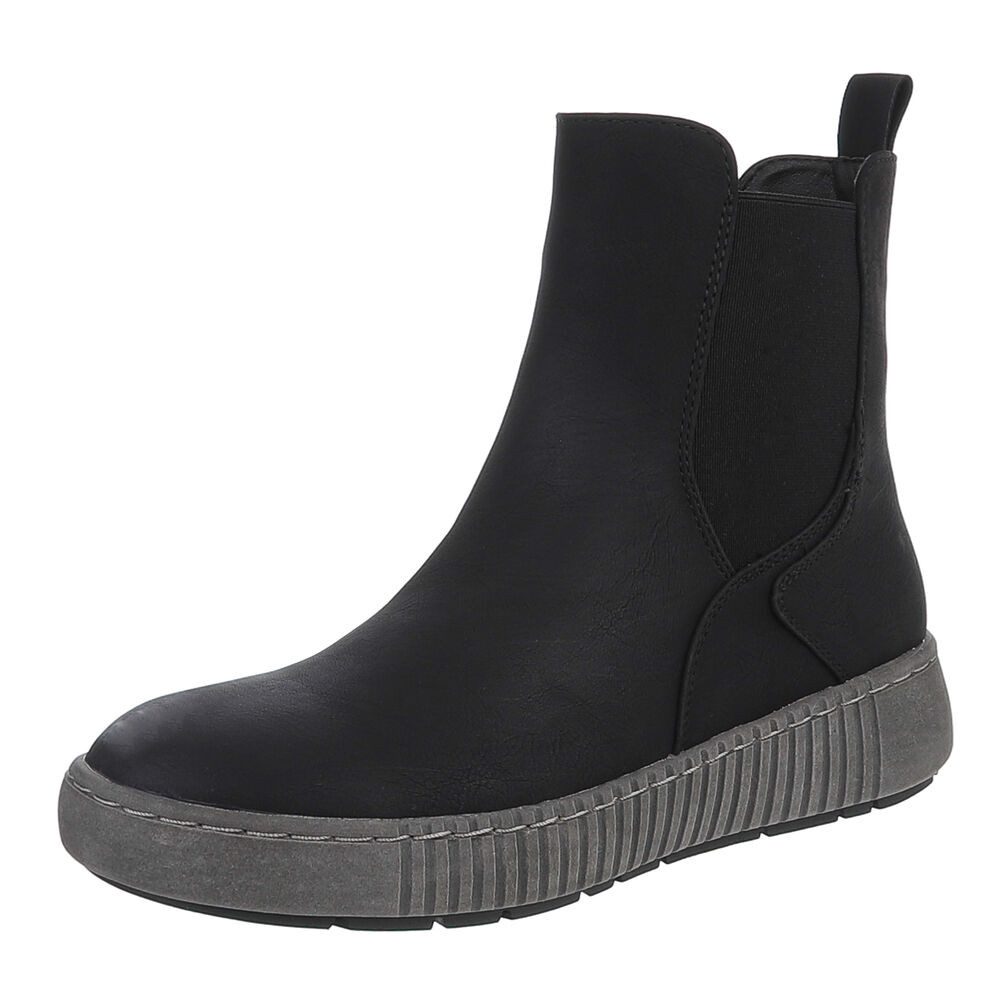 Ital-Design Chelsea-Boots mit elastischen Einsätzen für Damen Stiefelette ( günstig online kaufen