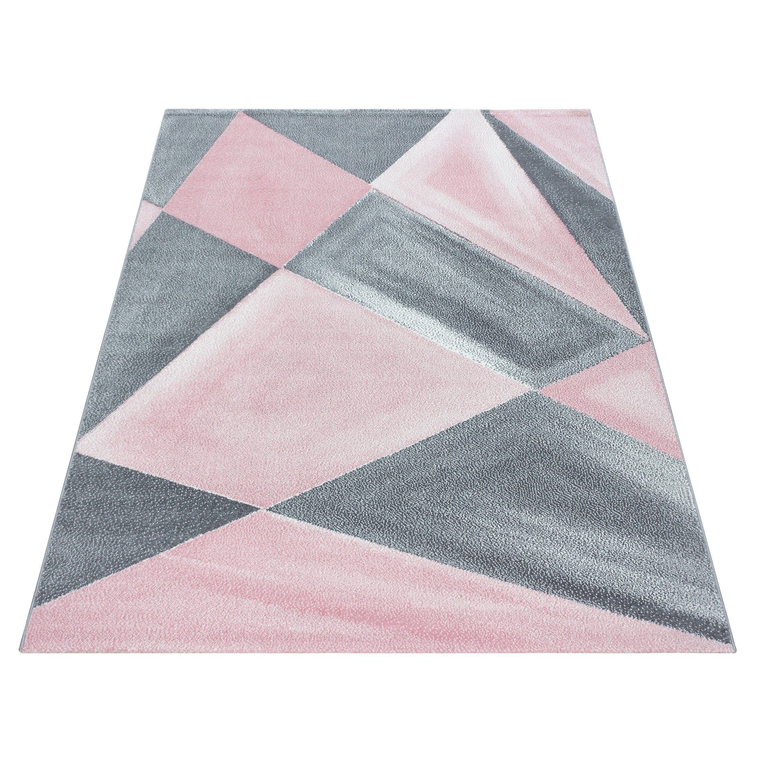 SIMPEX24 Teppich Geometrisch Design, Läufer, Höhe: günstig online kaufen