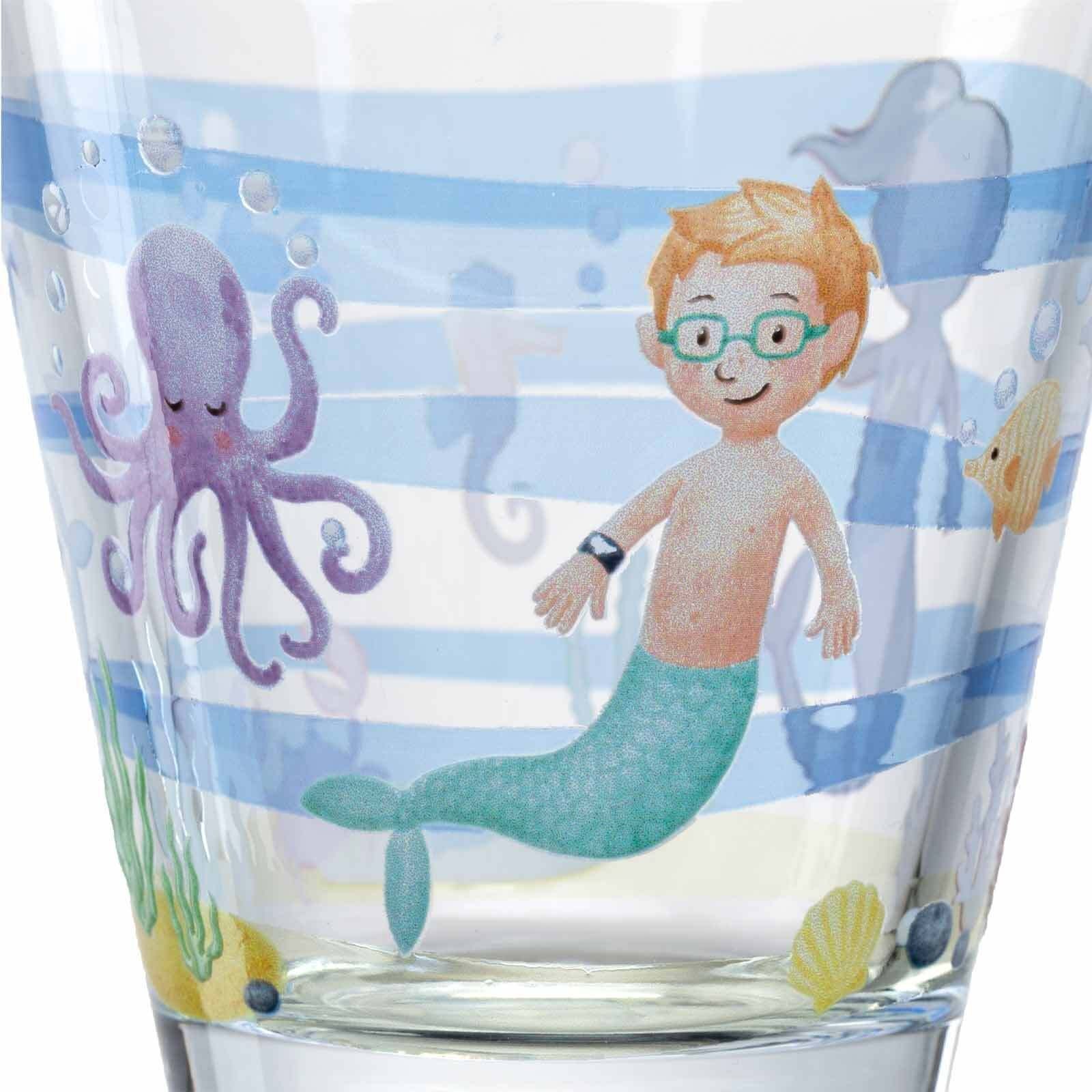 LEONARDO Kinderbecher Bambini Avventura Kinderbecherset 215 ml, 3-tlg., Glas