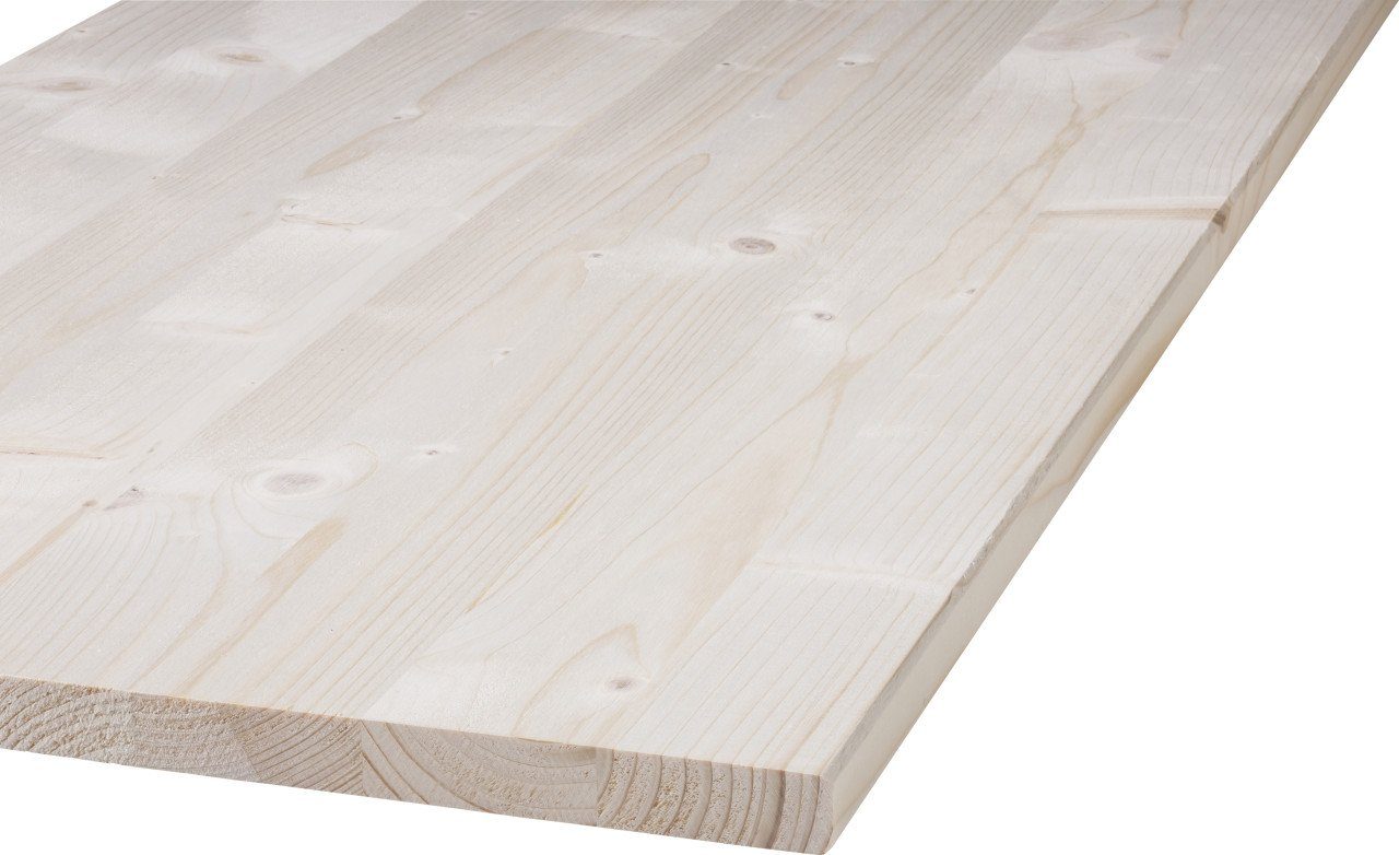 Trend Line Umleimer Leimholz Fichte 80 x 20 cm 18 mm