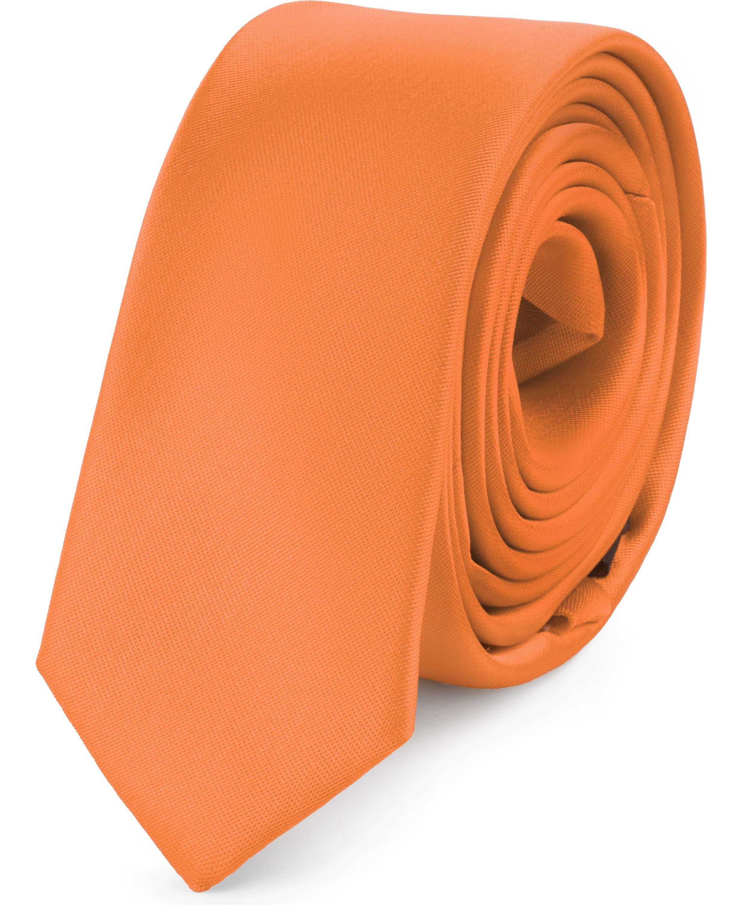 Aprikose SP-5 x Herren 1-St) Ladeheid Krawatte (Set, 5cm) Schmale (150cm Krawatte