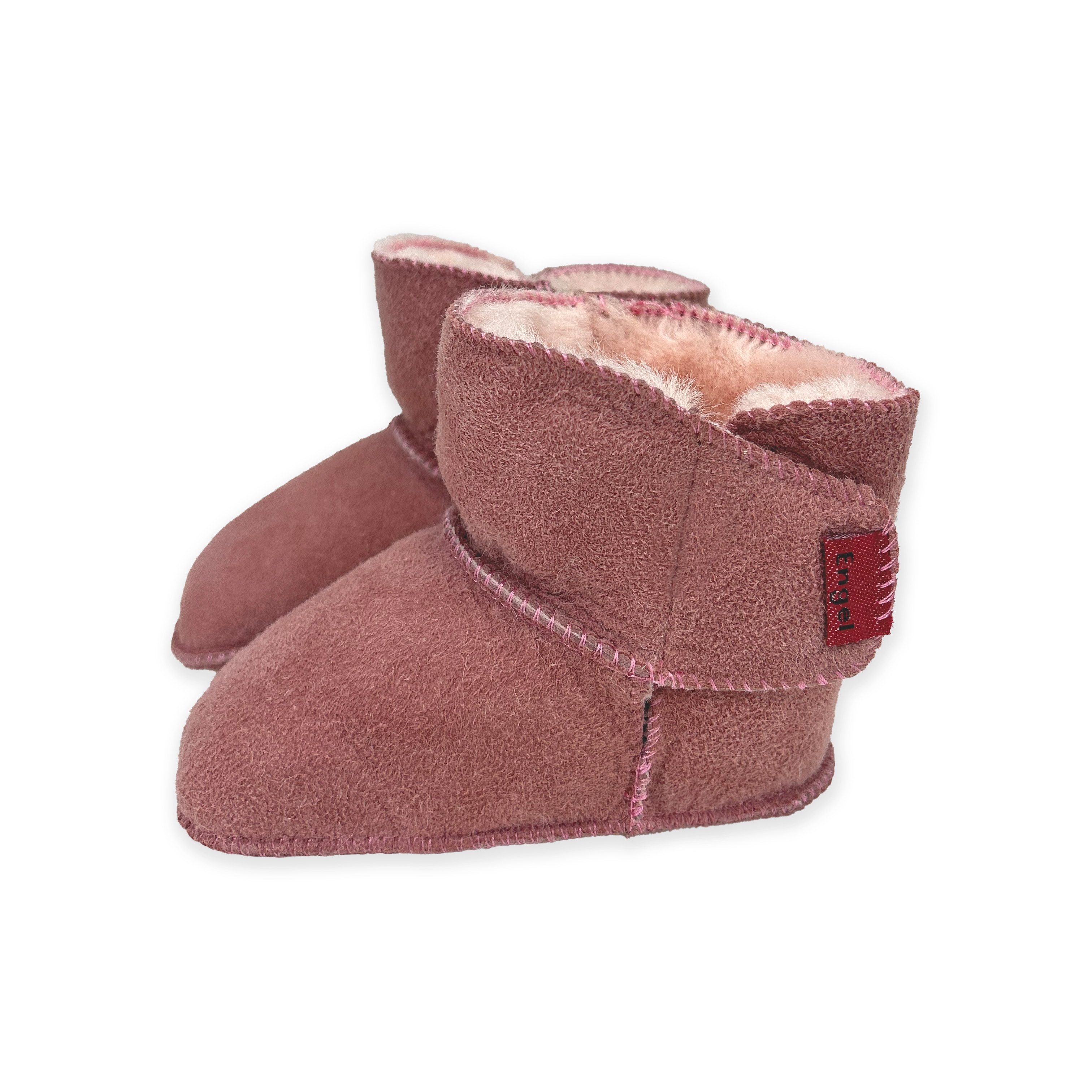 Reissner Lammfelle Babyschuhe Lammfell Modell LYON 1-Klett Babystiefel