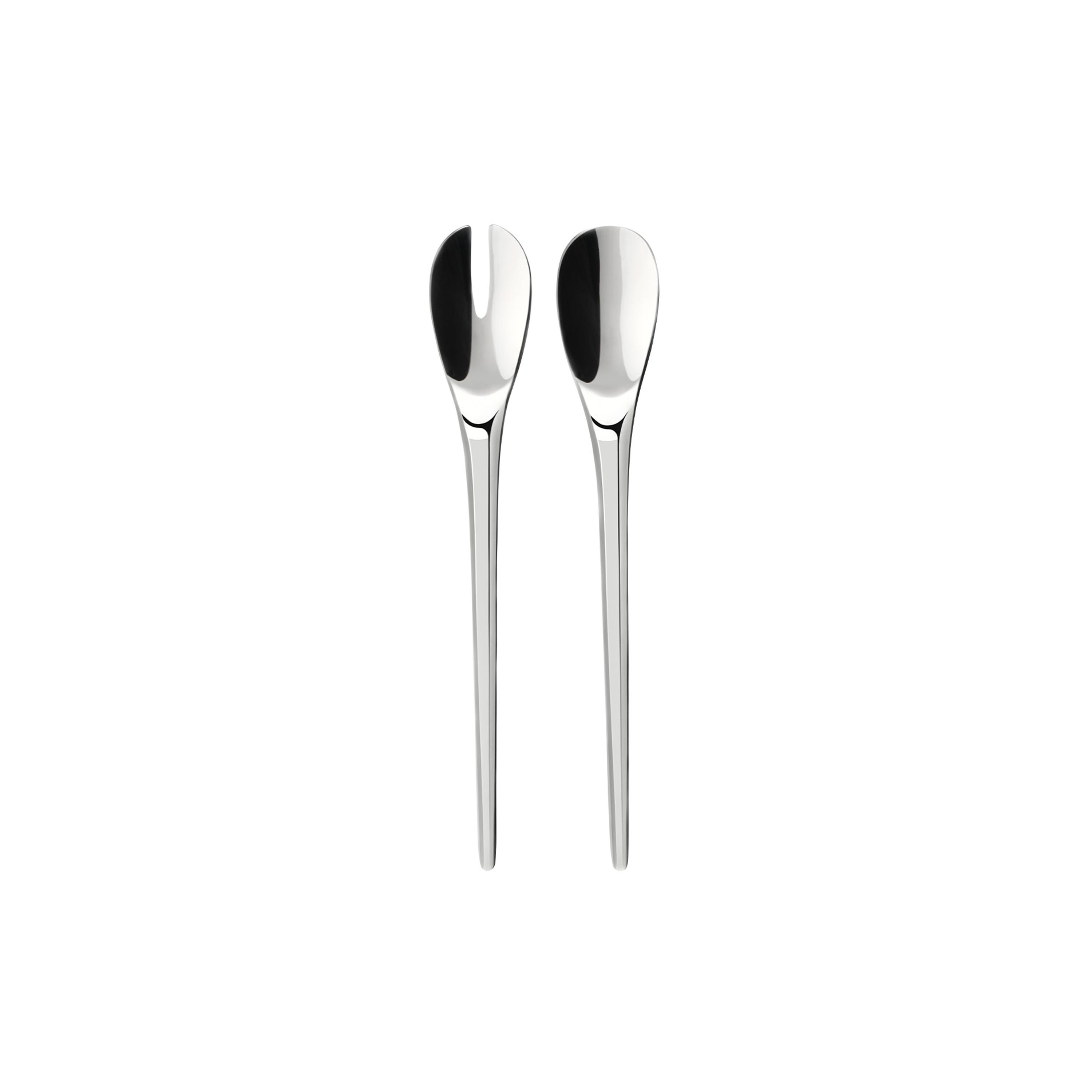 Villeroy & Boch Salatbesteck NewMoon Besteck-Set für Salat (Set, 2-tlg), Robustes Besteck aus hochwertigem Edelstahl