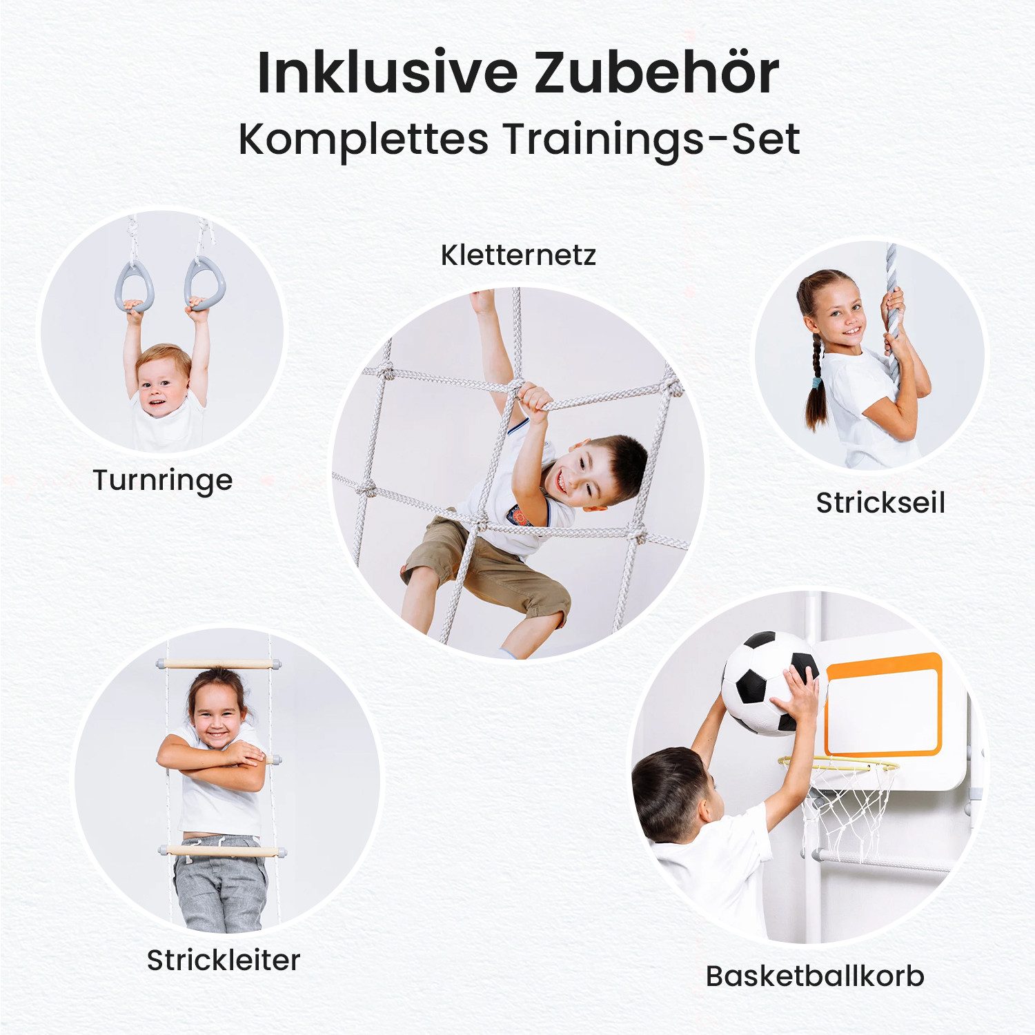 Jeflex Sprossenwand Klettergerüst ClimbMaxx M3