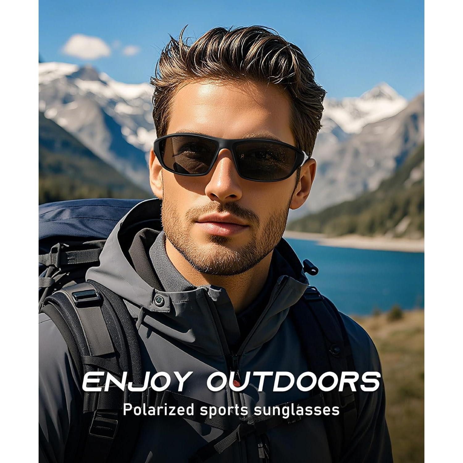 LuxusKollektion Pilotenbrille Sonnenbrille polarisiert Herren Damen Pilotenform TR90 (1-St) – Bild 2 von 5