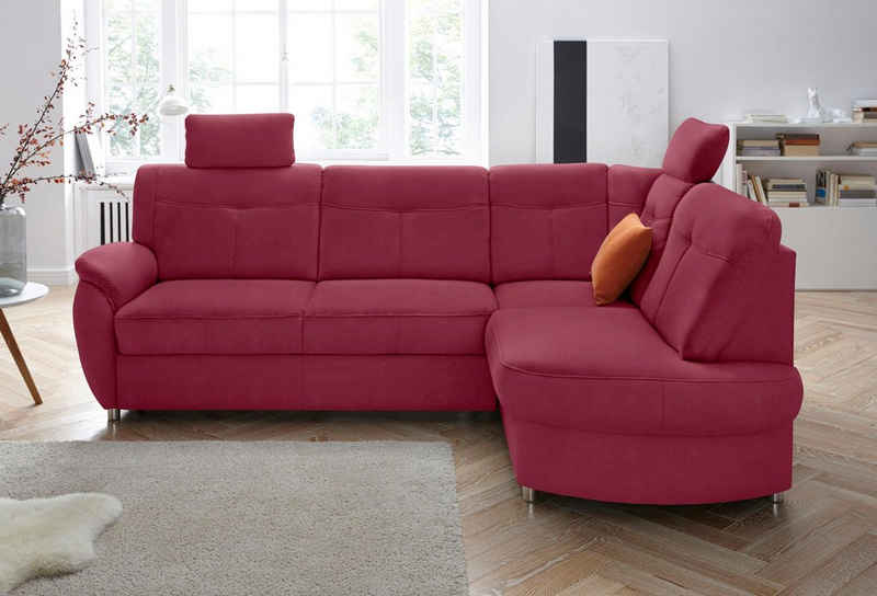 sit&more Ecksofa Sonoma L-Form, wahlweise mit Bettfunktion und Bettkasten