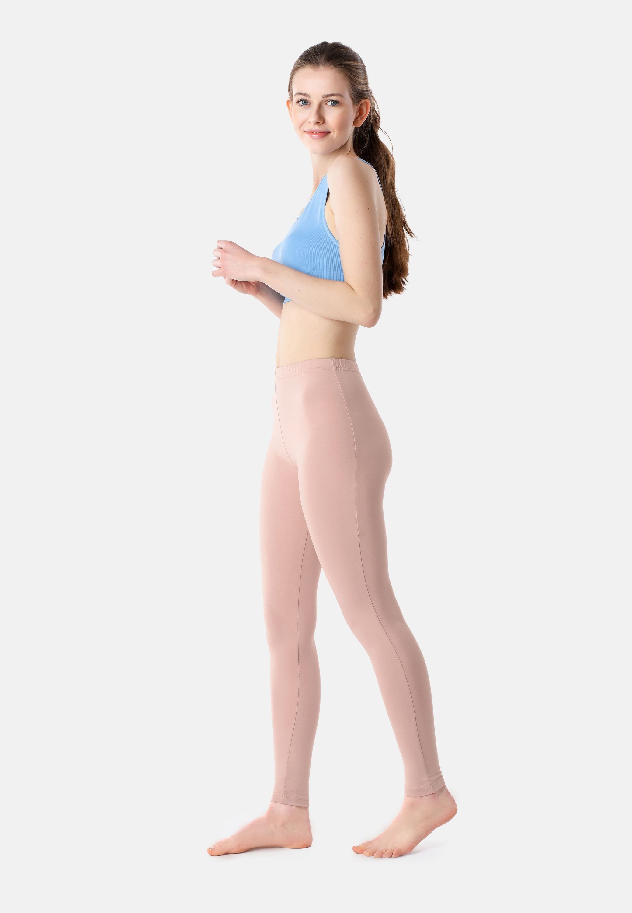 Bellivalini Leggings Damen Lange Hose Freizeithose mit bequemem Bund BLV50-203 (1-tlg) aus Viskose