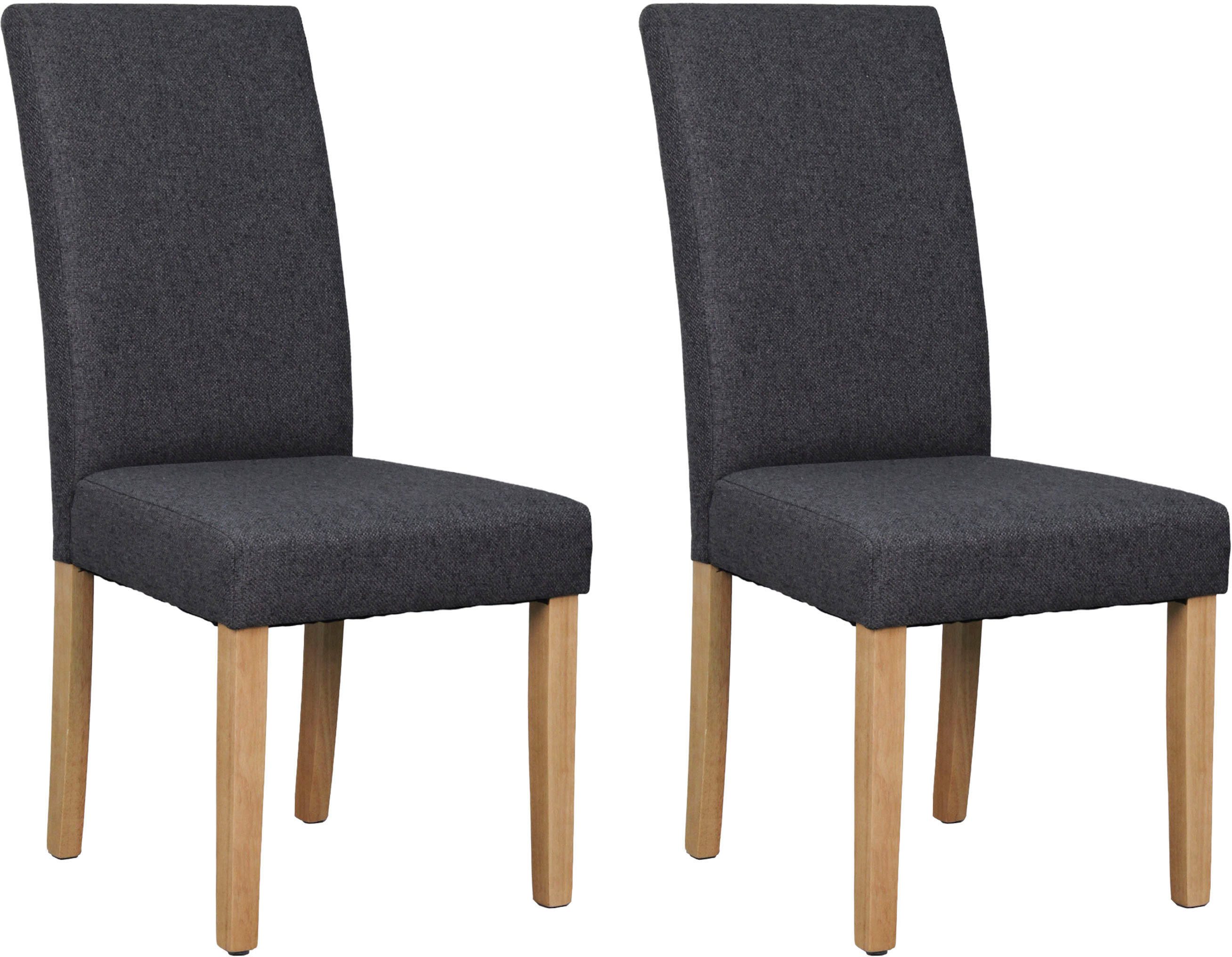 byLIVING Esszimmerstuhl Elias (Set, 2 St), mit Massivholz - Gestell und gemütlicher Schaumstoffpolsterung