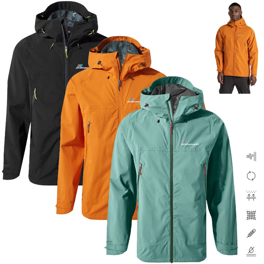 Craghoppers Hardshelljacke Craghoppers - Stretch Regen- Wanderjacke MATIS 2,5 L AquaDry Membrane
