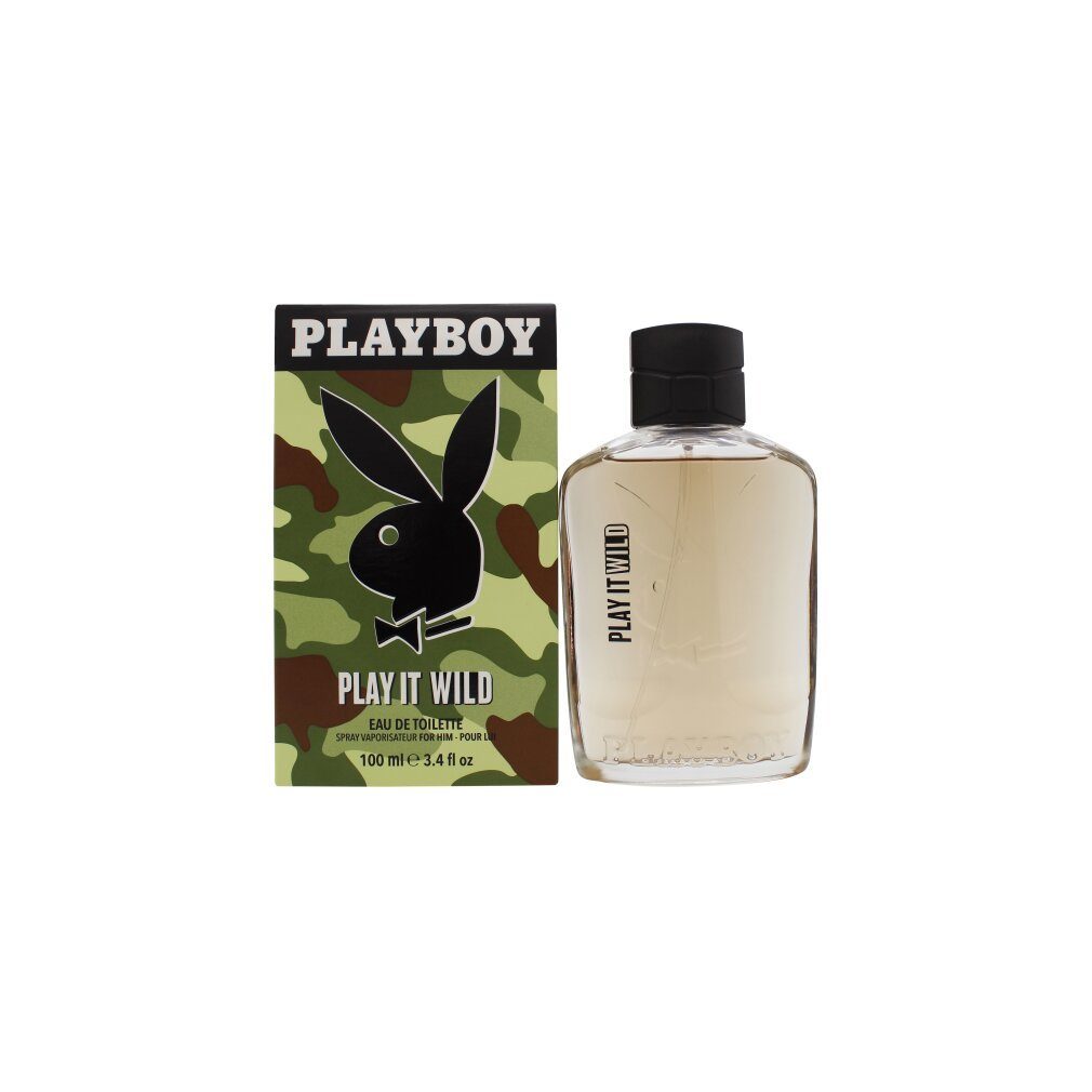 PLAYBOY Eau de Toilette Play It Wild for Him Eau de Toilette 100ml Spray