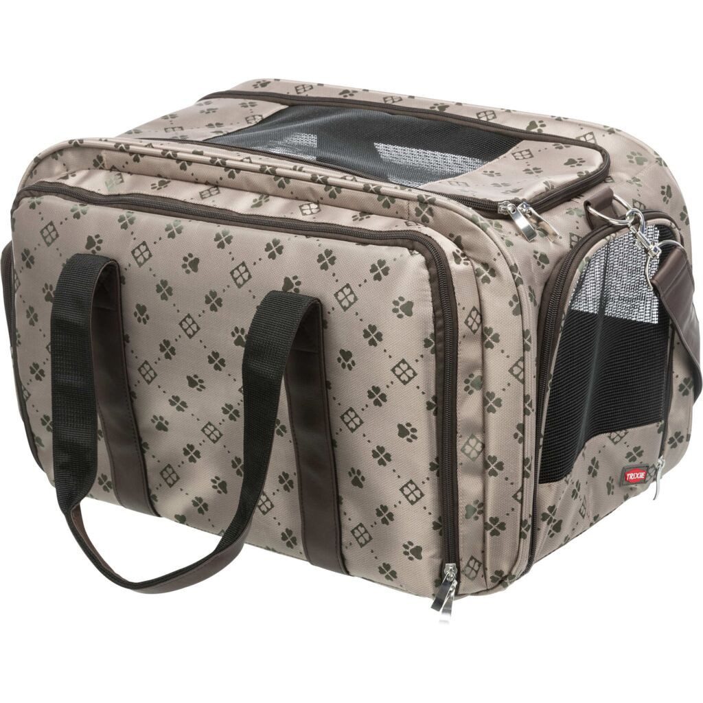 TRIXIE Tiertransporttasche Tasche Maxima - beige/braun - 33 × 32 × 54 cm