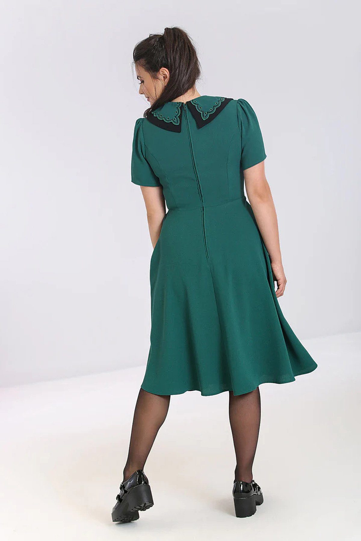 Hell Bunny A-Linien-Kleid Emily Dress Grün günstig online kaufen