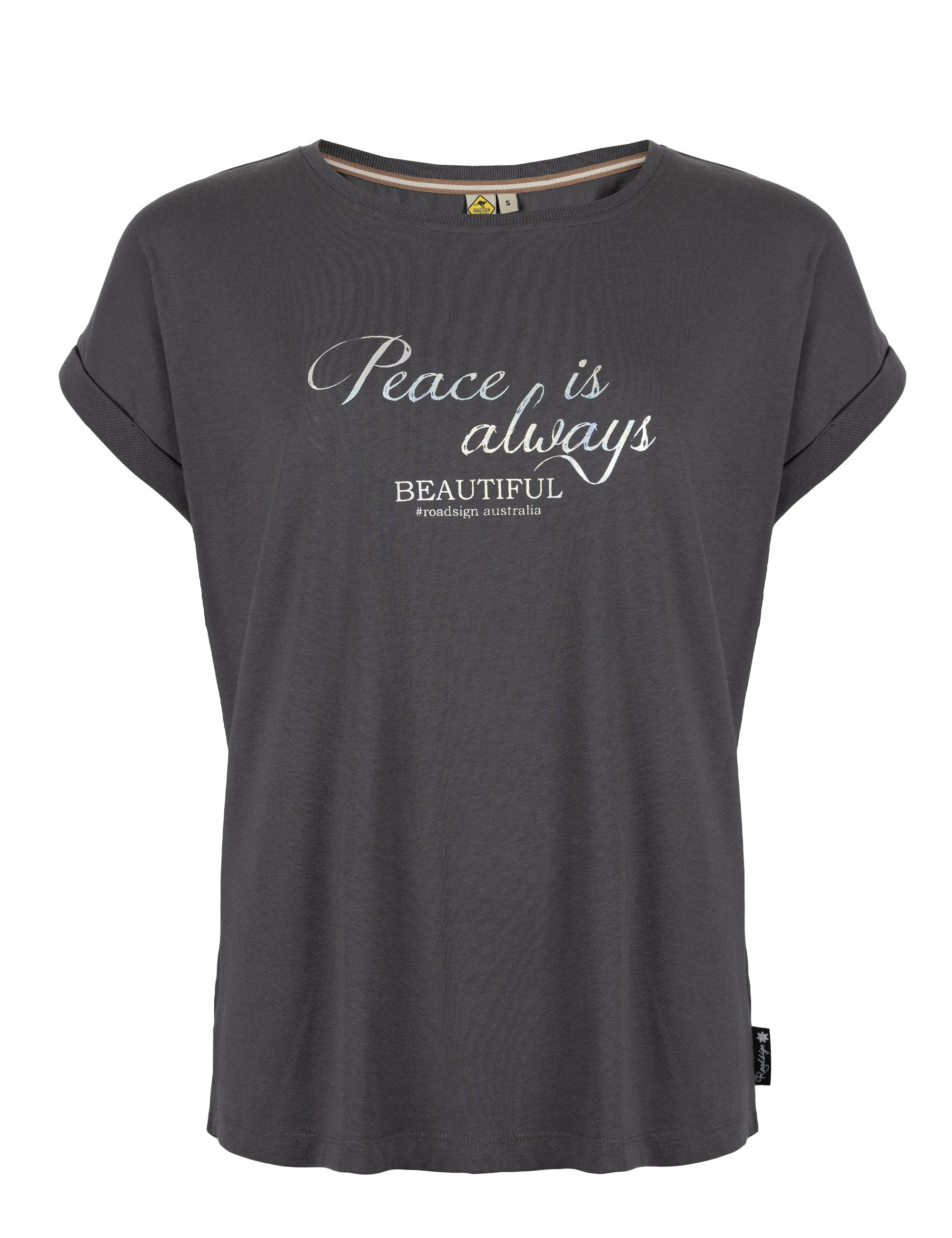 ROADSIGN australia T-Shirt Peace (1, 1-tlg., 1) mit Peace-Motiv für entspannte Casual-Looks