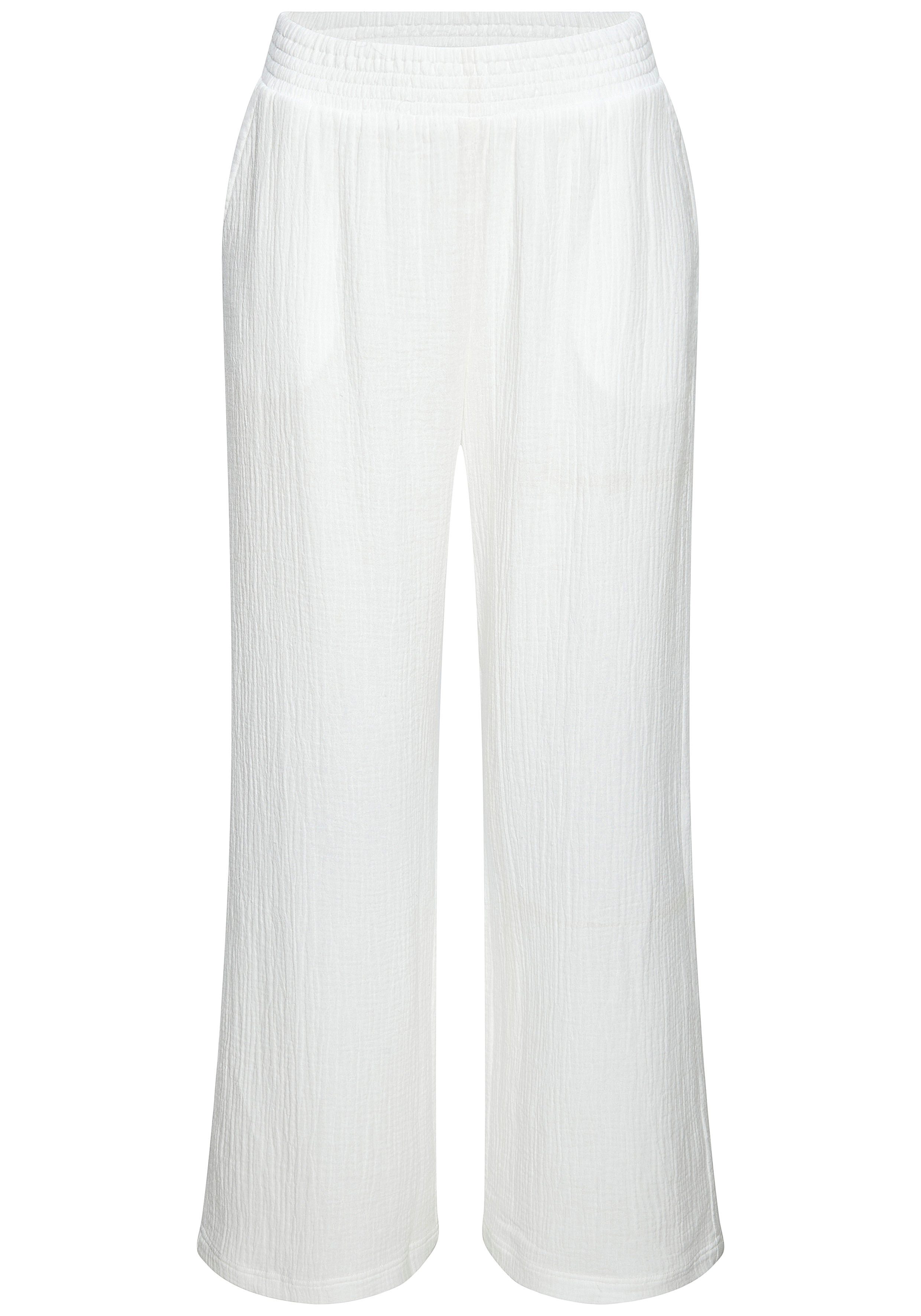 Beachtime Schlupfhose aus Musselinware, Strandhose mit Gummibund. € 39,99