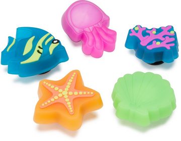Crocs Schuhanstecker Jibbitz™ Lights Up Under The Sea (Set, 5-tlg., Kein Spielzeug. Nicht für Kinder unter 3 Jahren geeignet), mit Blinkfunktion