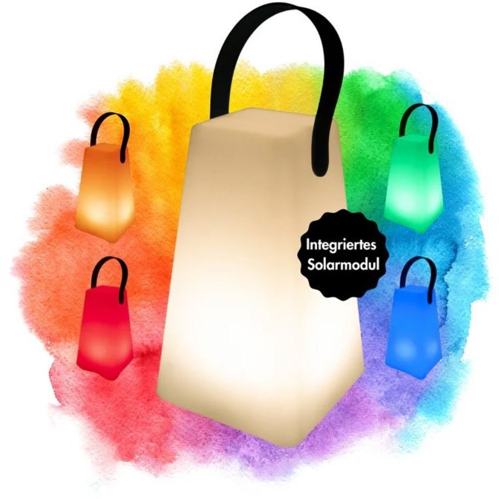 Schwaiger LED Tischleuchte Solar Lampe - LED-Tischleuchte - weiß