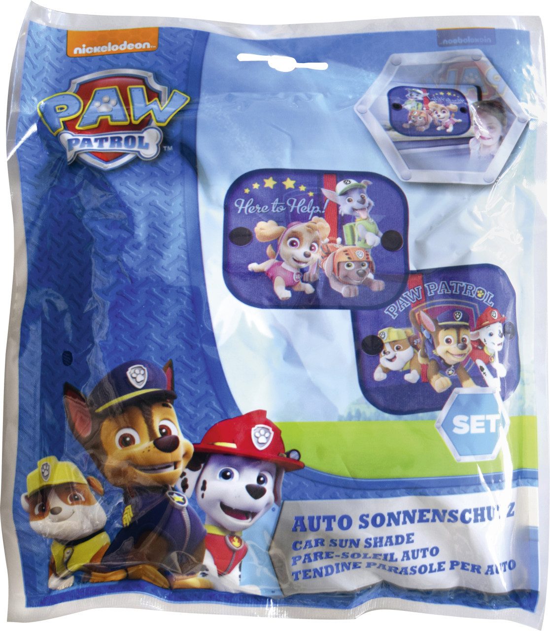 HiTS4KiDS Autosonnenschutz HiTS4KiDS Sonnenschutz Paw Patrol blau