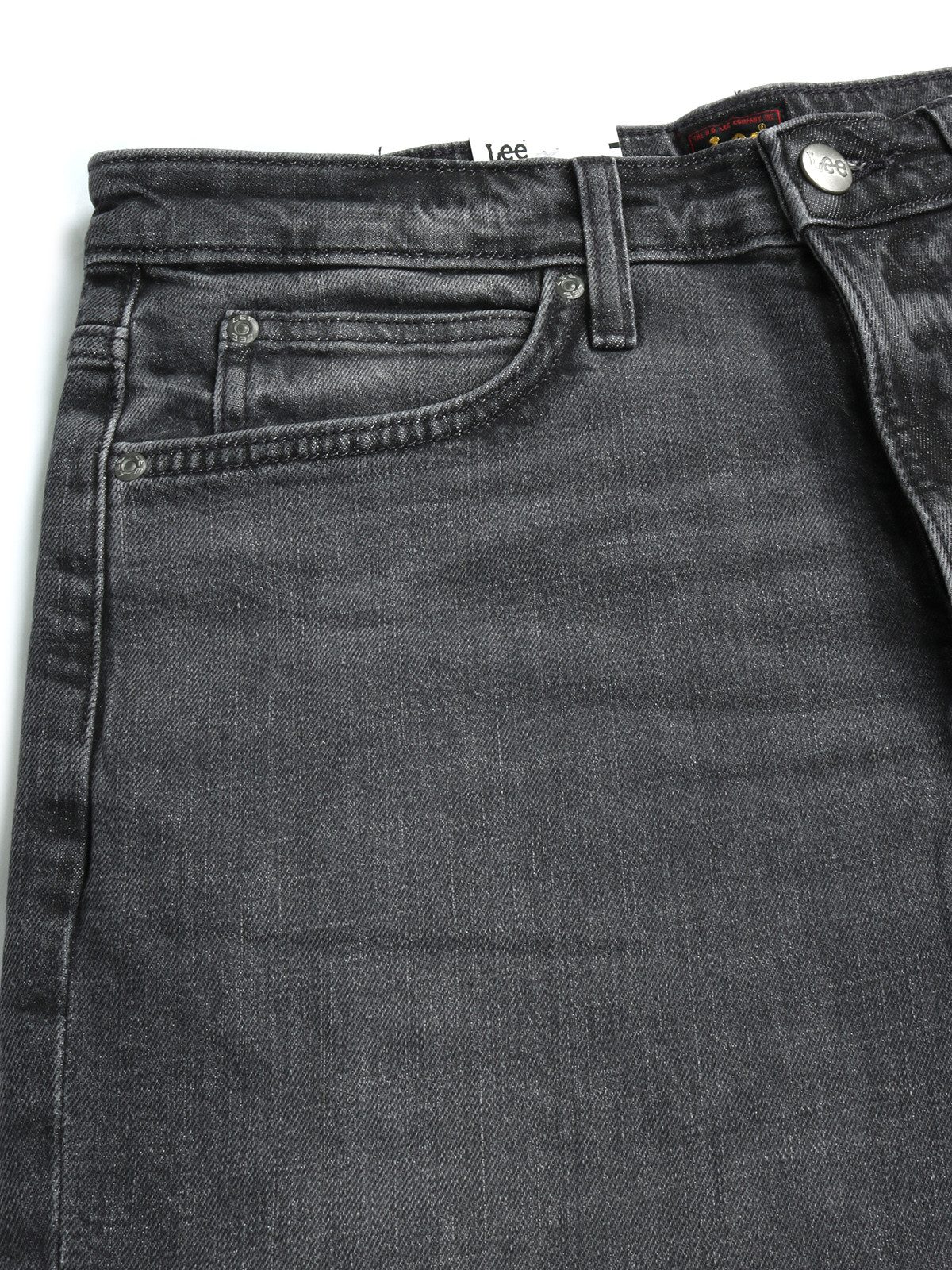 Lee® Tapered-fit-Jeans Regular Fit mit zulaufendem Bein - AUSTIN DARK SMOKE - Länge:32