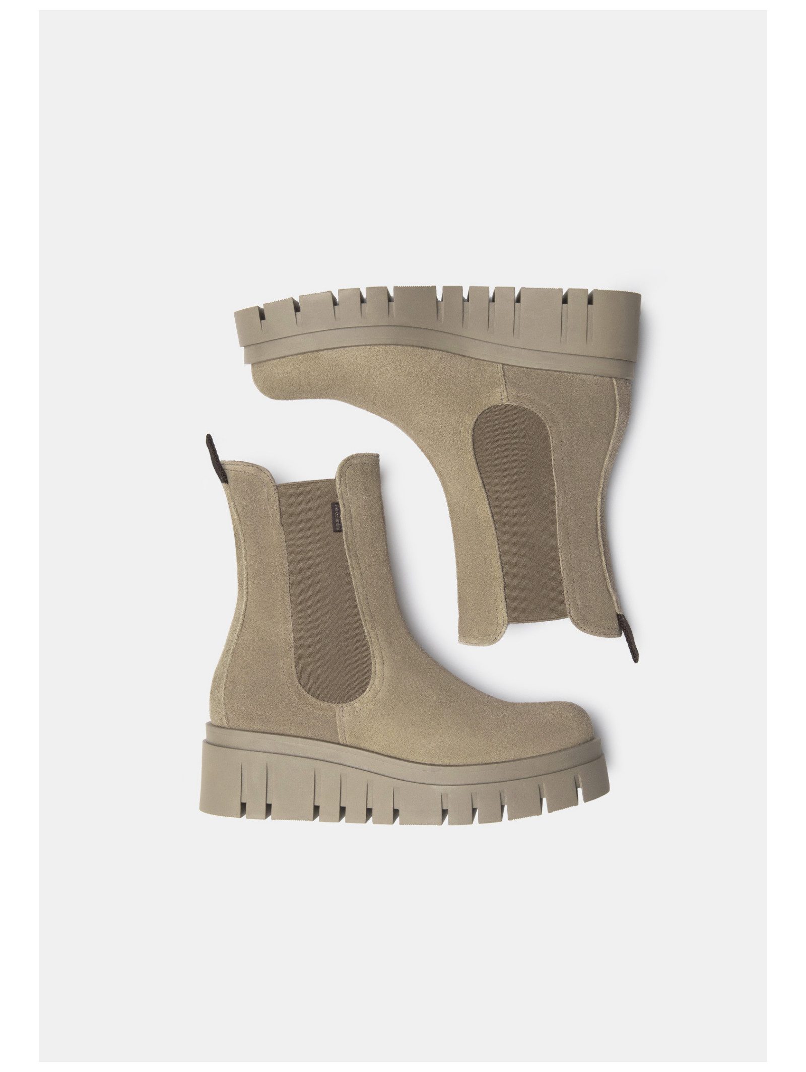 Nero Giardini Nero Giardini Stiefelette Veloursleder/Textil Plateaustiefelette
