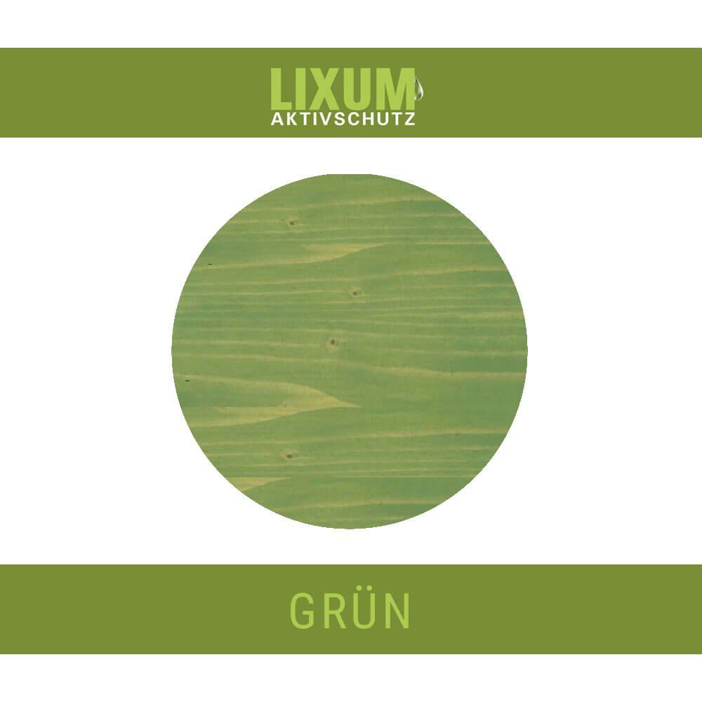 Lixum BIO Grün 100% Lasur natürliche LIXUM Holzschutzlasur biologische Holz & Kleintierstall PRO