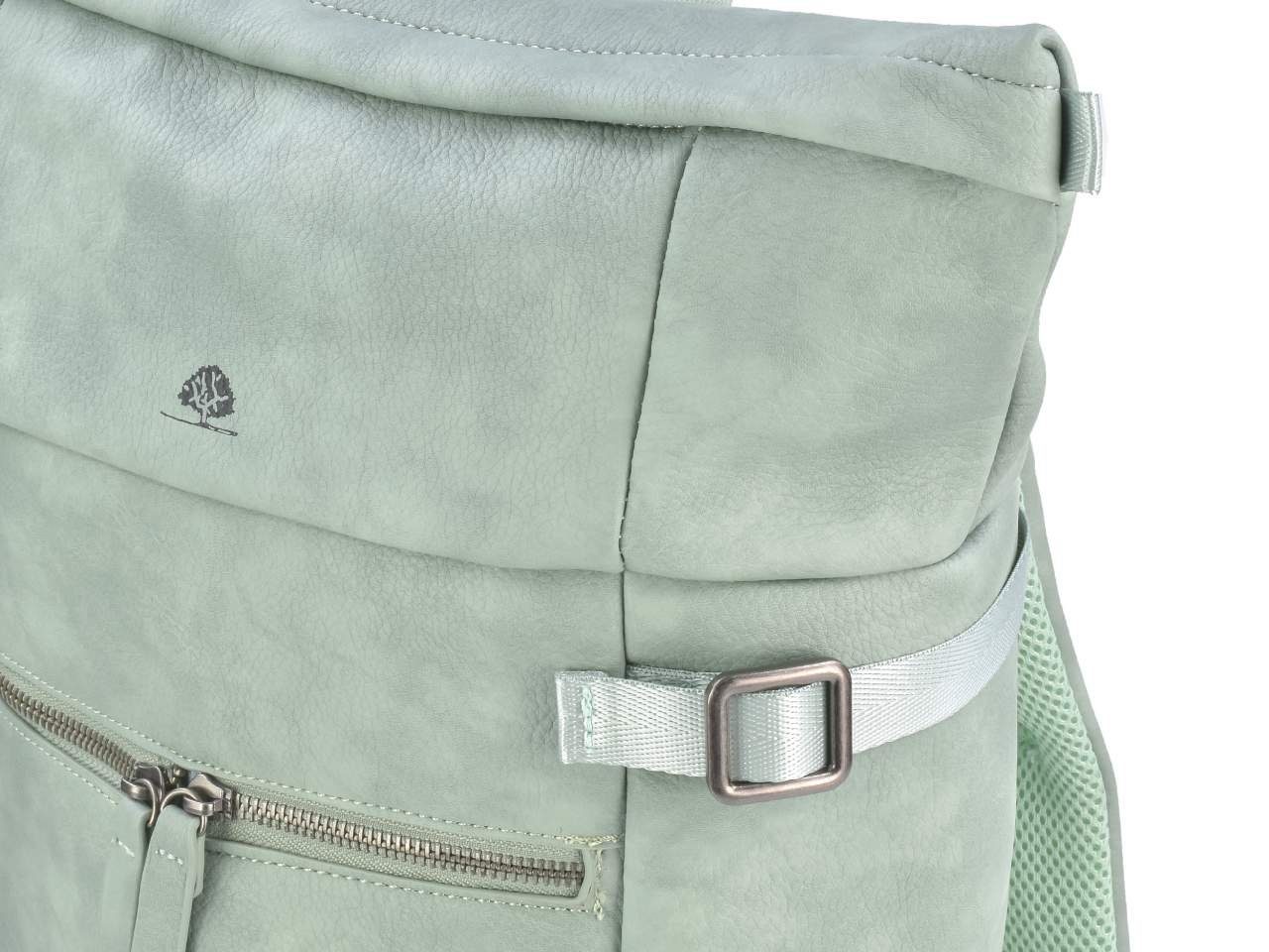 Dasch, FANNY Tagesrucksack, mint Greenburry Freizeitrucksack Damenrucksack Notebookfach, Daypack mit Mad'l 36x43cm