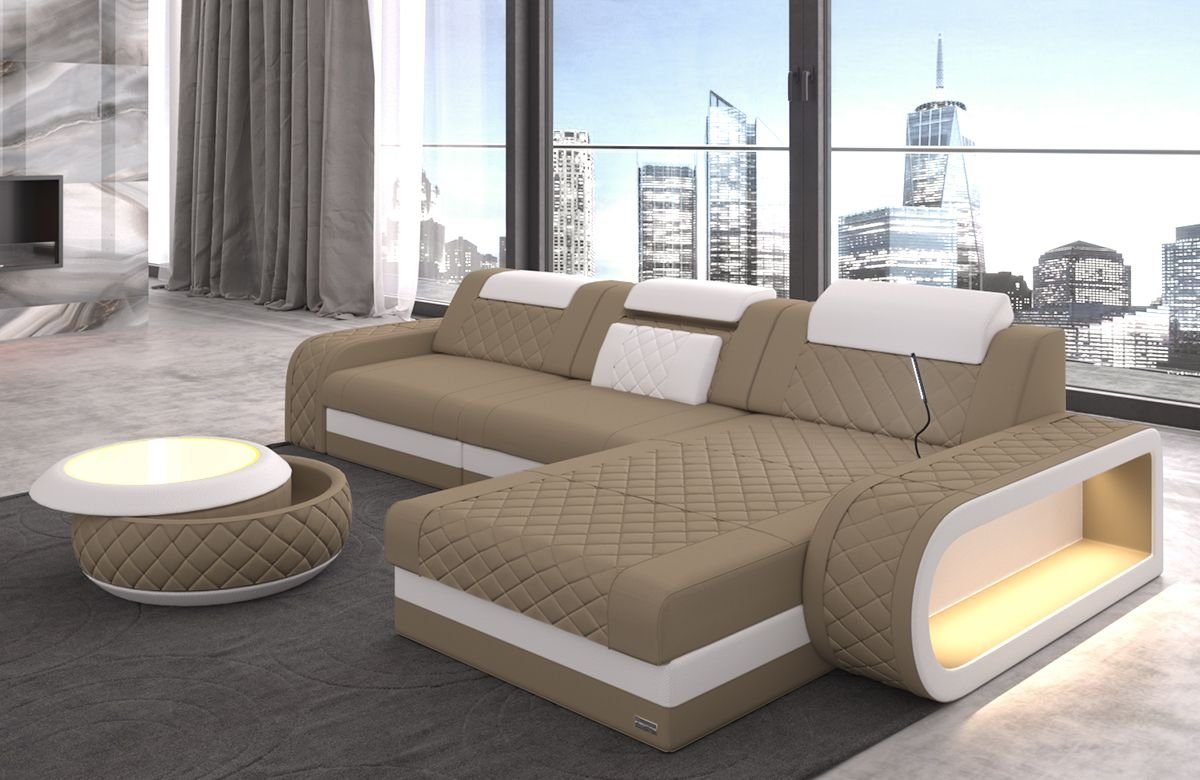 Sofa Dreams Ecksofa Stoff Polstersofa Couch Sofa Berlin L Form Stoffsofa, m günstig online kaufen