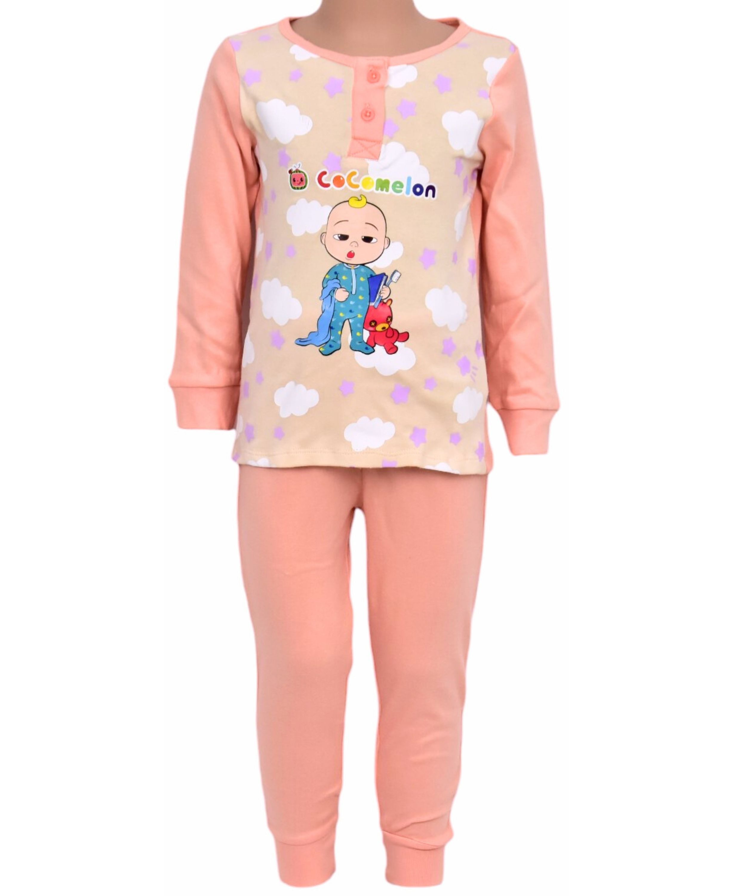 COCOMELON Schlafanzug JJ (2 tlg) Mädchen Pyjama langarm Gr.92- 104 cm