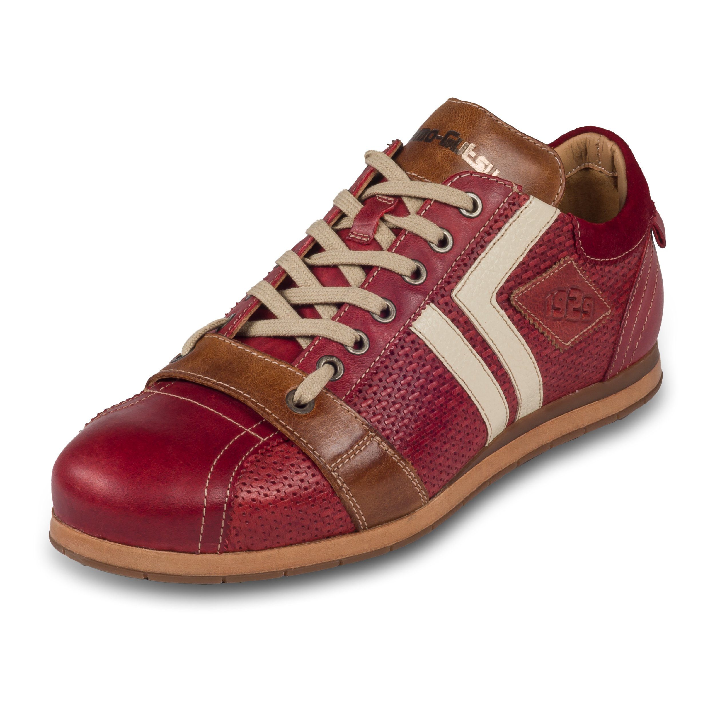 Elegantes Herren Schuhe Rot Fotos