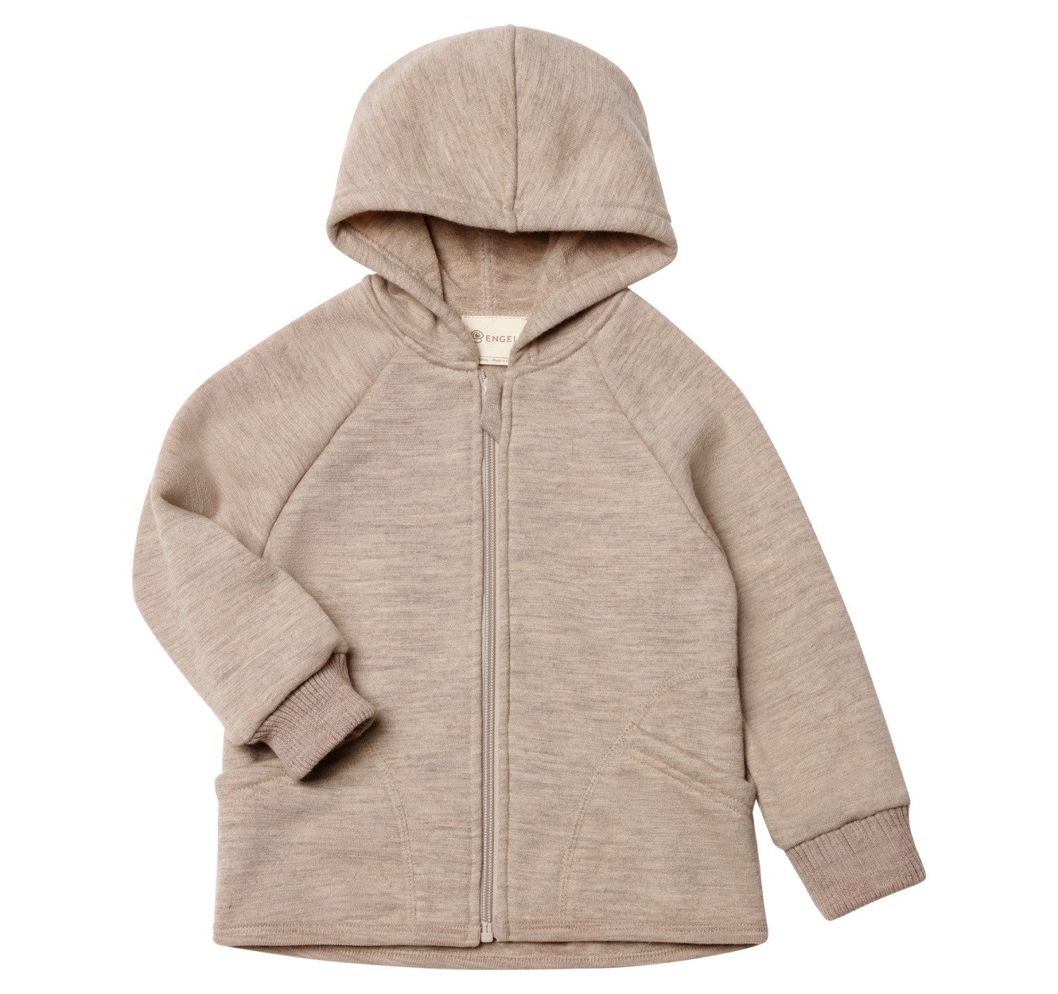 Engel Naturkleidung Kapuzenstrickjacke