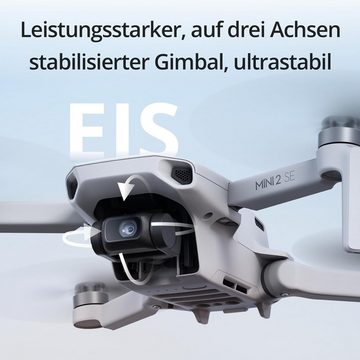 DJI Mini 2 SE, leichte und faltbare Mini- einfach zu bedienen Fotoshooting Drohne (2.7k, mit 2.7K Video intelligenten Modi 10 kmVideoübertragung 31 minFlugzeit)
