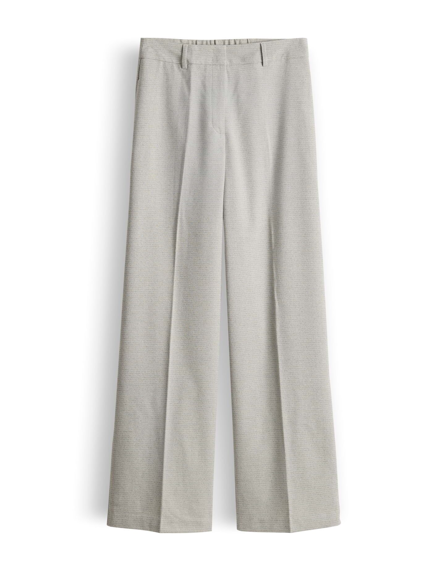someday Stoffhose Catsby texture Weite Passform mit Bügelfalten und elastischem Bund