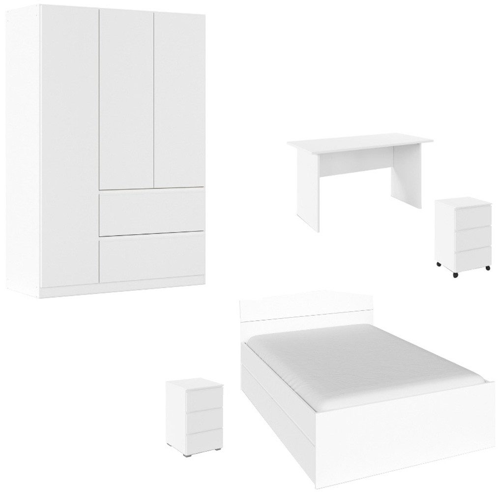 Jugendzimmer-Set Komplettzimmer Schlafzimmer-Set (5-St) Jugendzimmer-Set JOEL